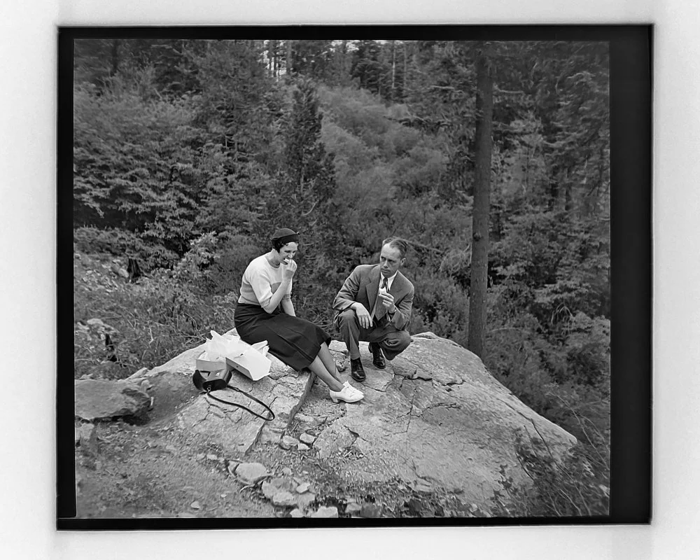 Doug &amp; Emily Wrightwood at Arrowhead ~ 1934 - This is how this photo is titled, but I believe this is Emily Burrows and Edward Alexander Millar, Jr.