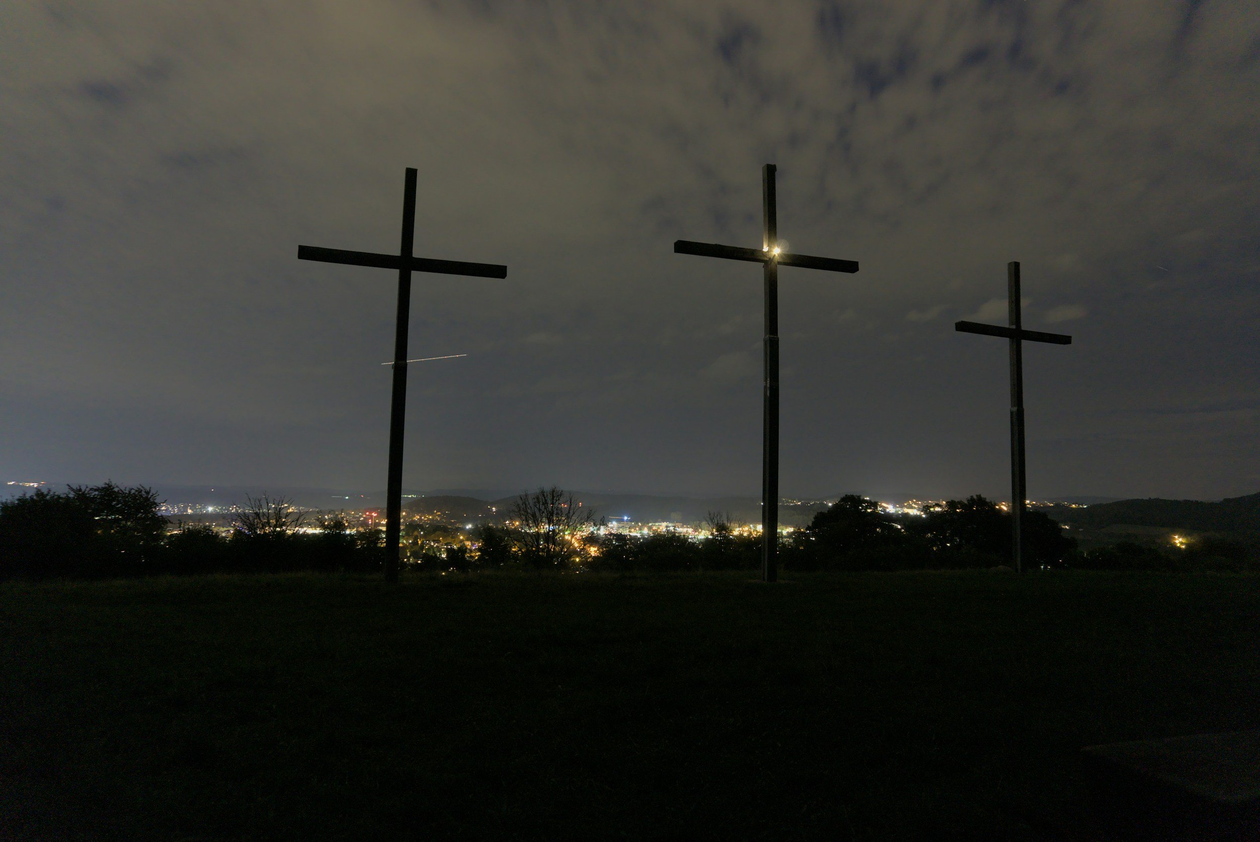 Three Rugged Crosses
