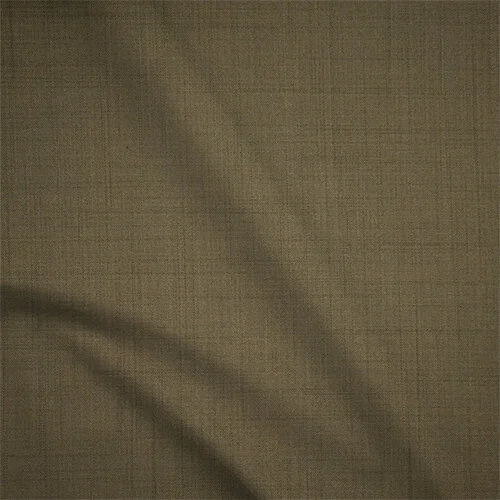 Kapra Fabrics Light Brown Solid Slub TR Suiting - KGCZ #04