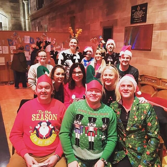 Our wonderful team always eager to support local charities at this week's NSPCC Carol Service @belfastcathedral what will they be up to next?? #cathedralquarterbelfast #nspcccharity #nspccni #charityevent #christmasisthetimeforcaring #hospitalityindu