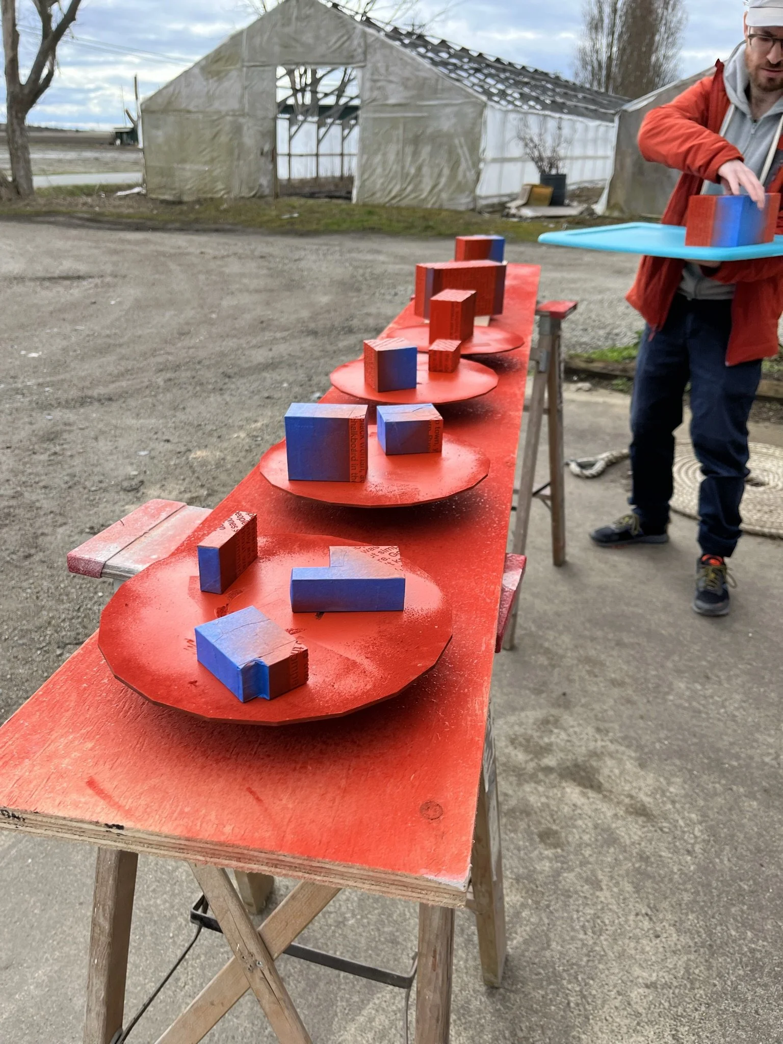 painting of supergraphic