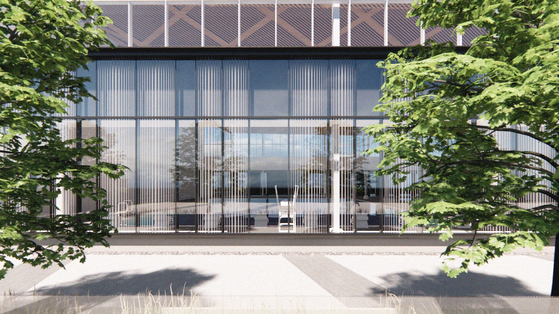 Landscape outdoor patio