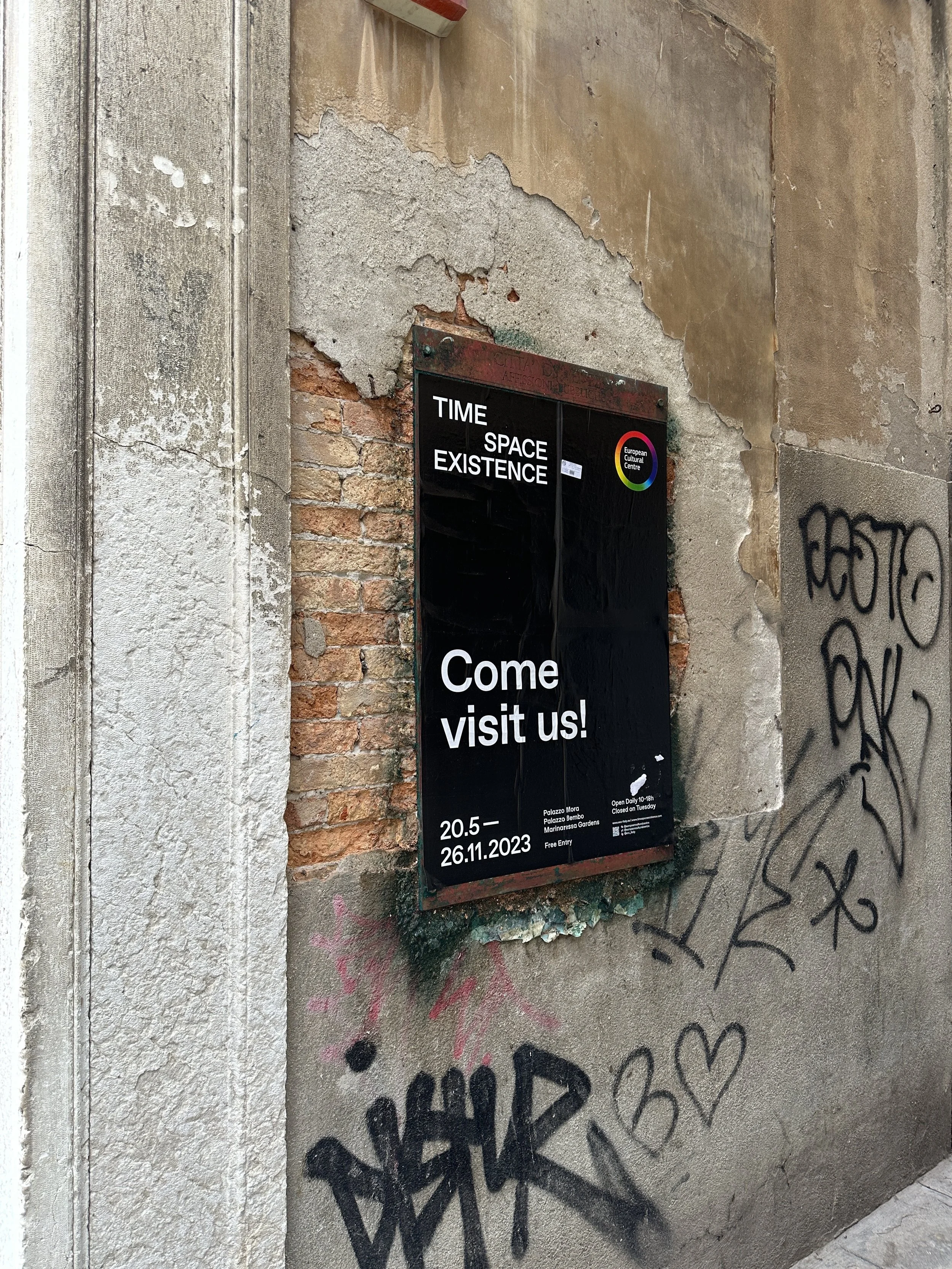 Time Space Existence 2023 Poster