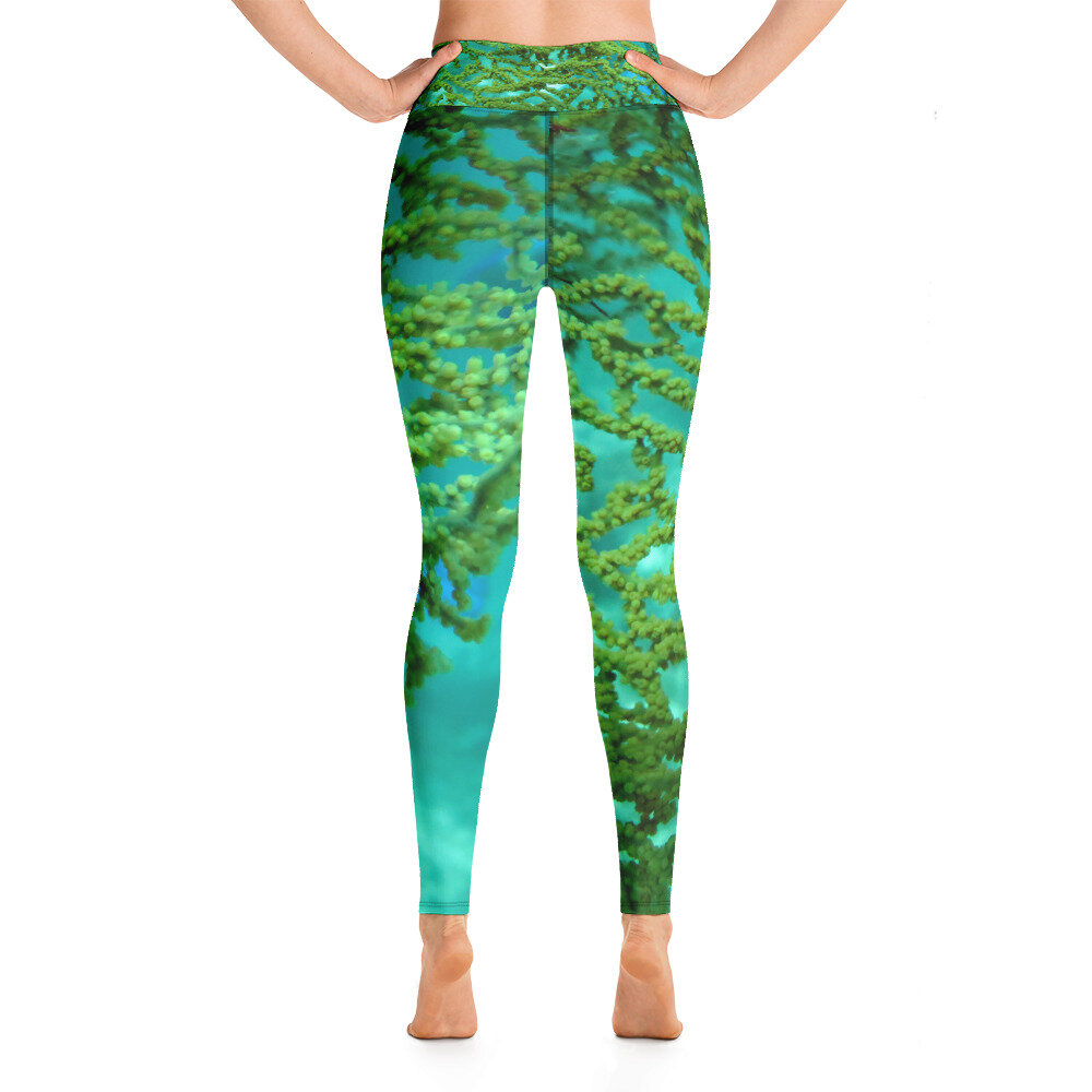 Leaves Plus Size Leggings, Leaves Leggings, Tropical Leggings, Printed –  Vimbai Madya