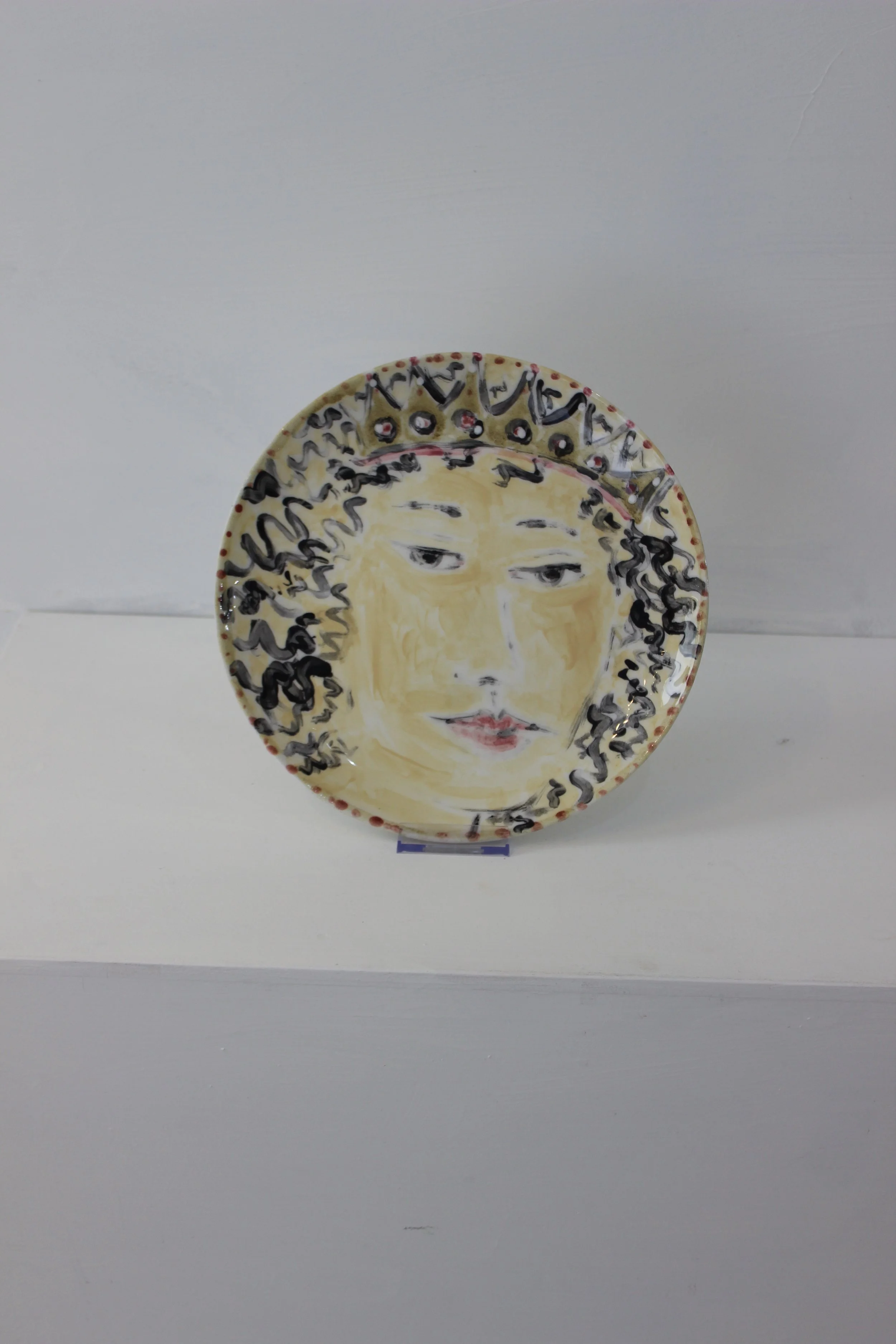 Hand Painted Plate by Rosemary Scott