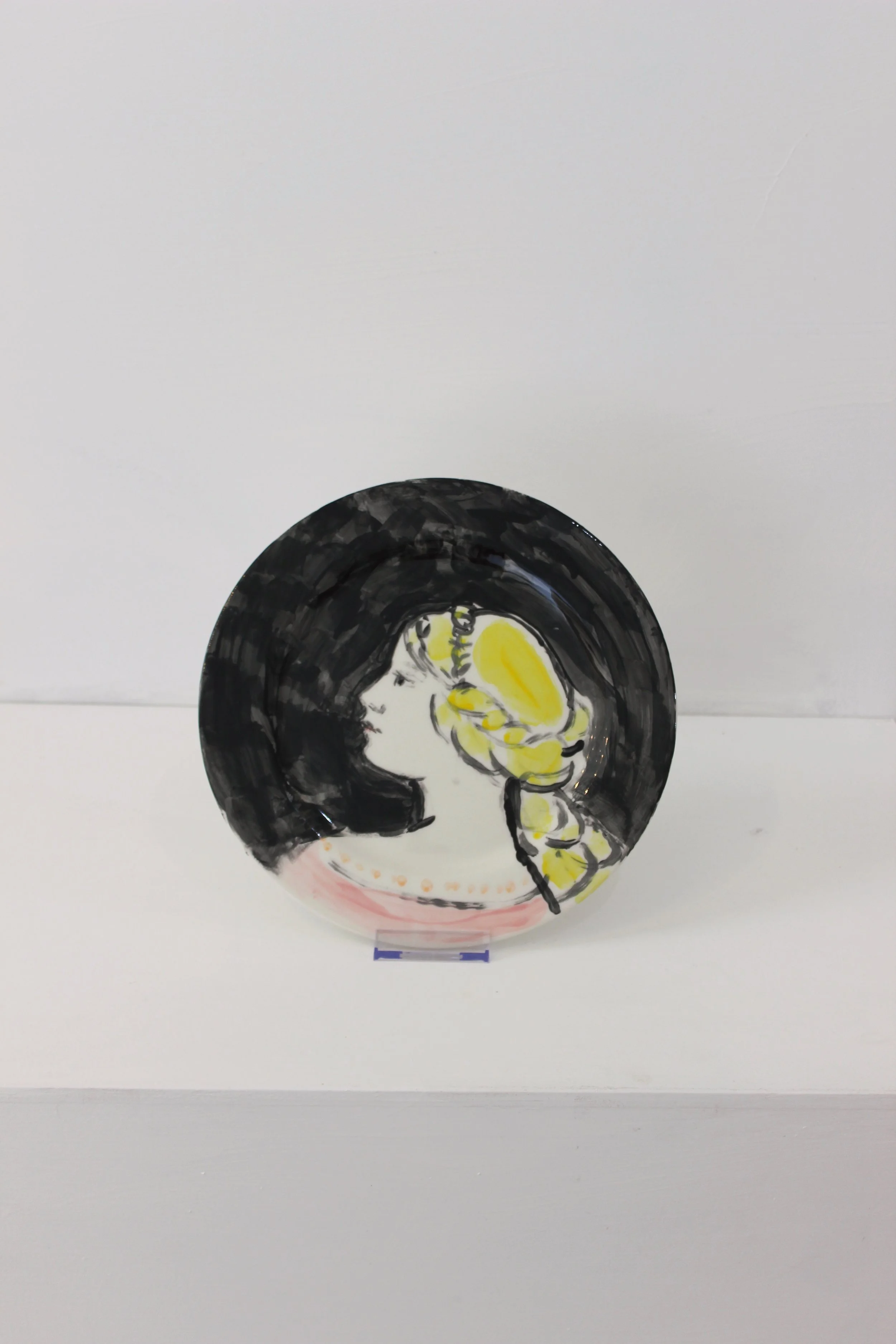 HANDPAINTED PLATE BY Rosemary Scott