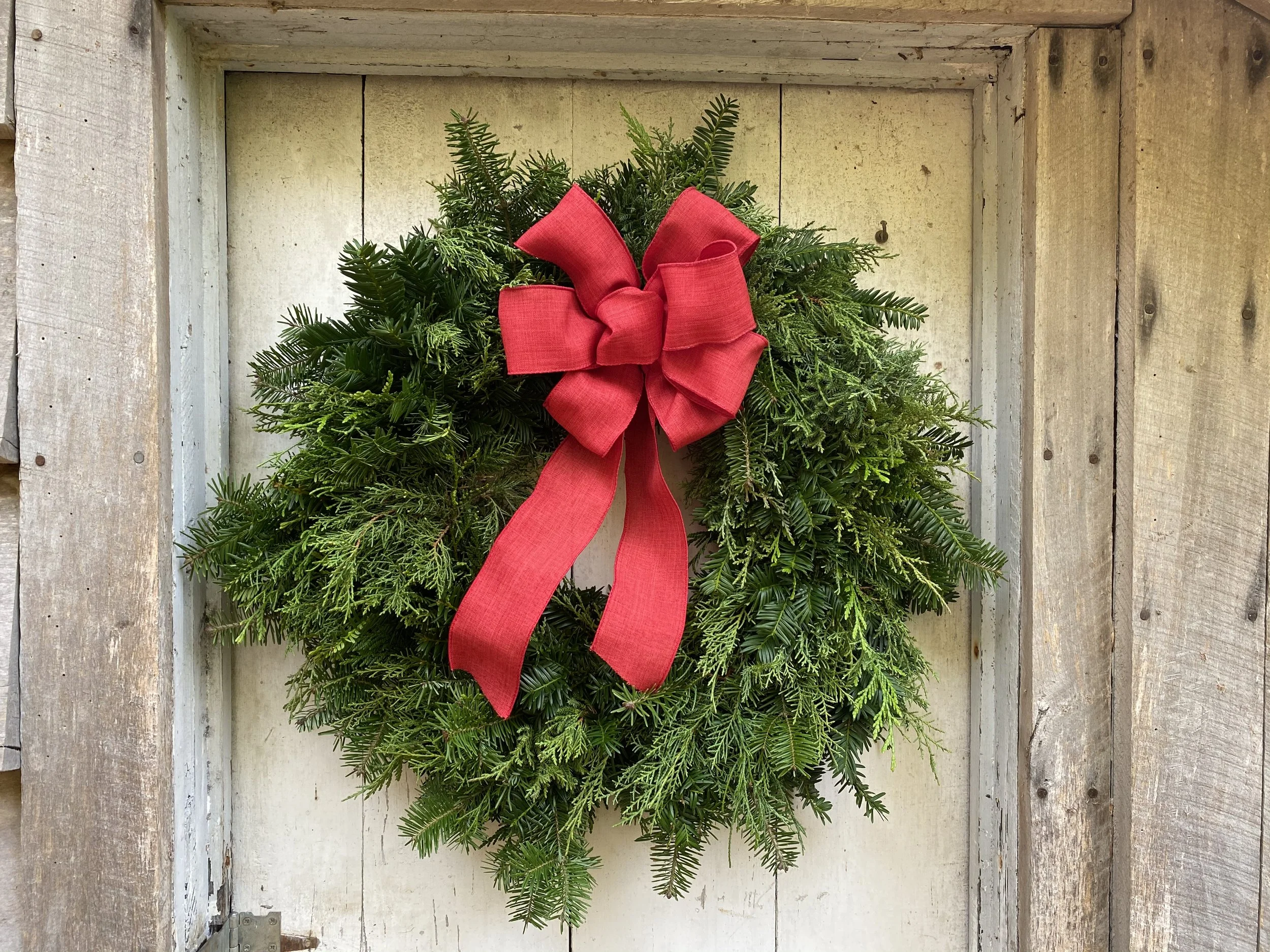 Copy of #1_Mixed Greens Wreath_Solid Red Linen Ribbon.jpg