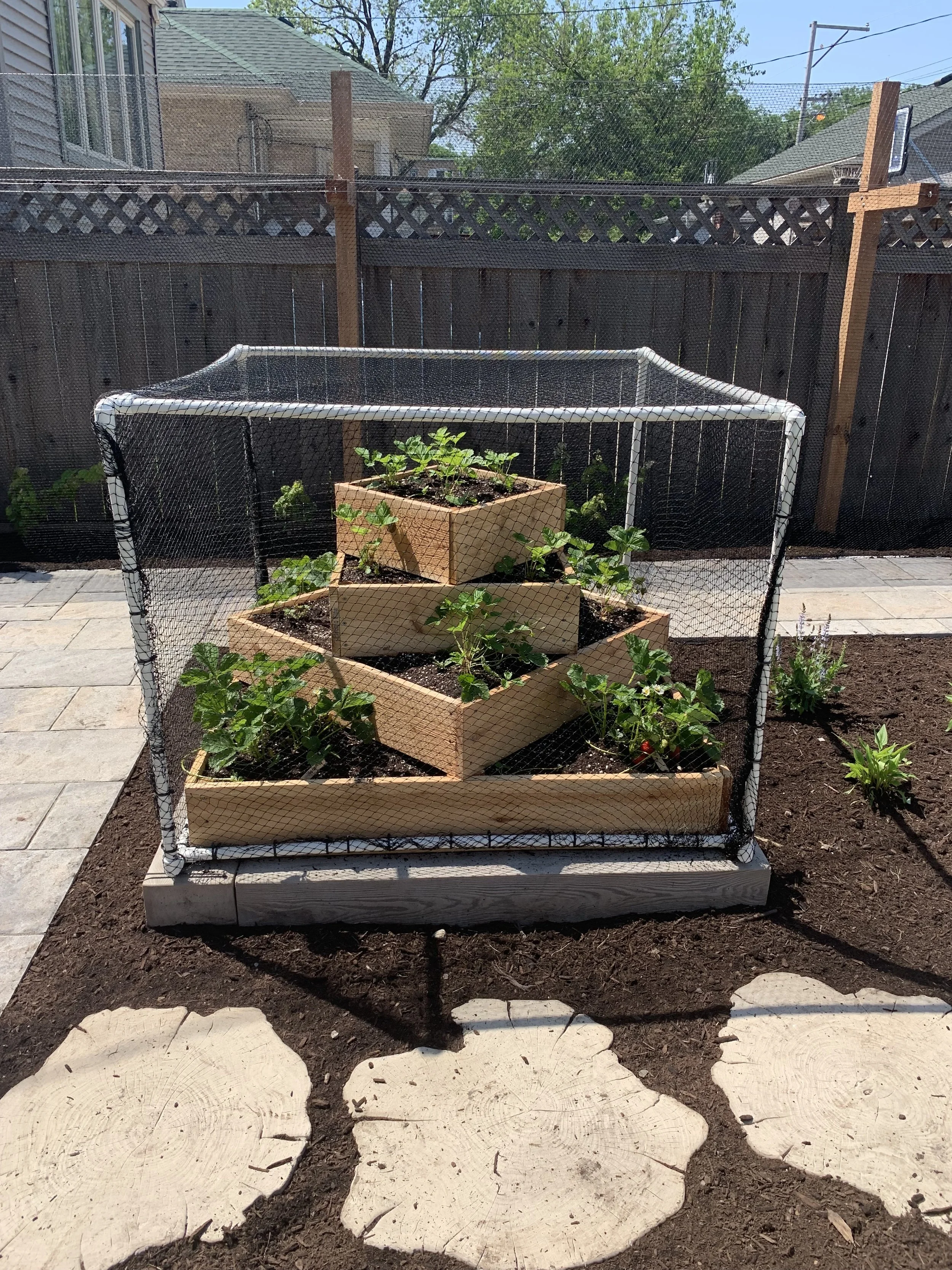 Our projects focus on executing quality hardscape and landscapes, including patios, outdoor fire pits, grilling areas, set walls, landscape lighting, pergolas, and drainage solutions.  We also offer full-service maintenance packages to keep your land