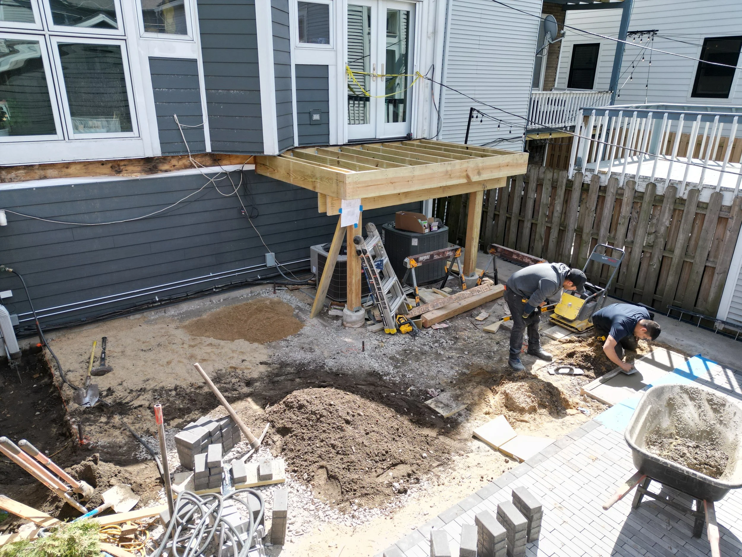 We provide a range of landscape services including Hardscapes, Outdoor Kitchens, Pergolas, Seat Walls, Fire Pits, Lawns, Landscape Lighting, Water Features, Custom Screening, Planting, Drainage Solutions, Holiday Lighting, and much more.