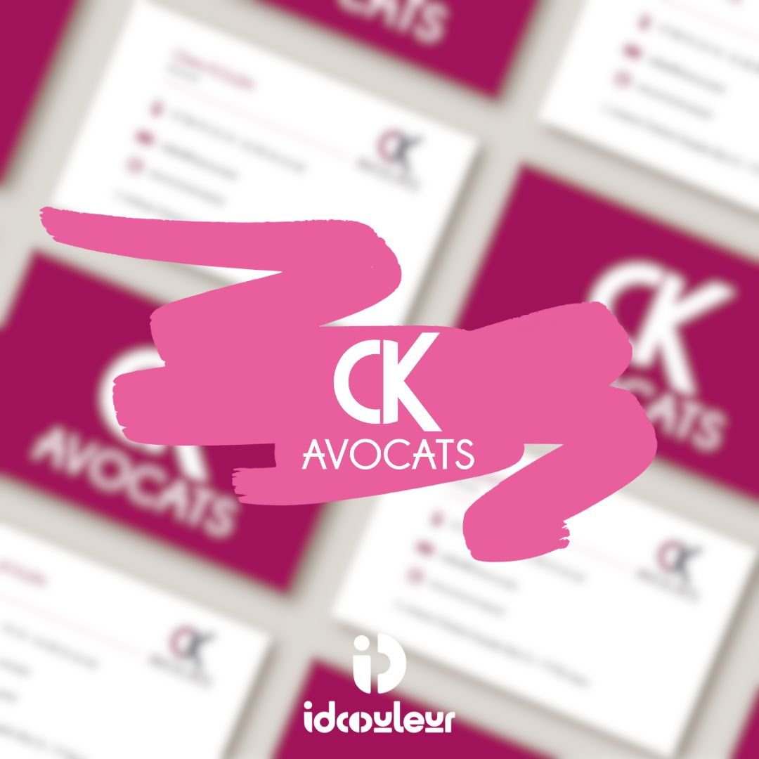 ✨ Nous sommes heureux d&rsquo;avoir collabor&eacute; avec CK AVOCATS ! ✨

Notre &eacute;quipe a eu le plaisir de concevoir et produire leurs supports de communication :
✔️ Cartes de visite
✔️ Pochettes &agrave; rabats
✔️ Papier en-t&ecirc;te
✔️ Adh&e