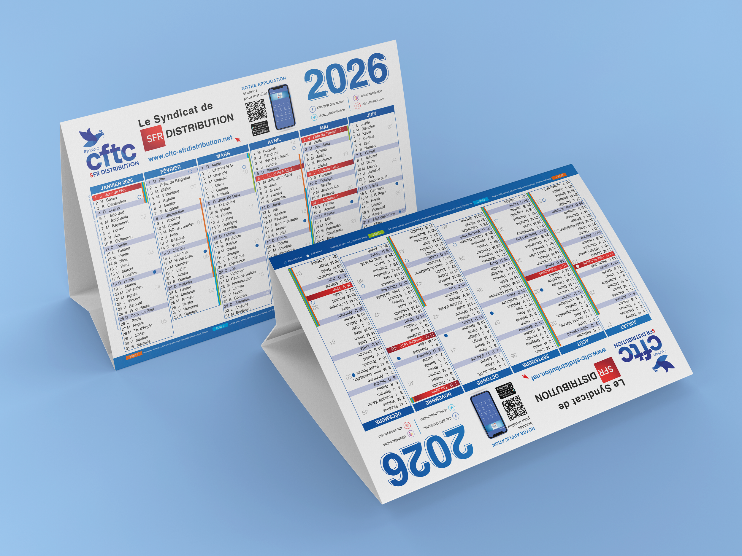 SFR - calendrier