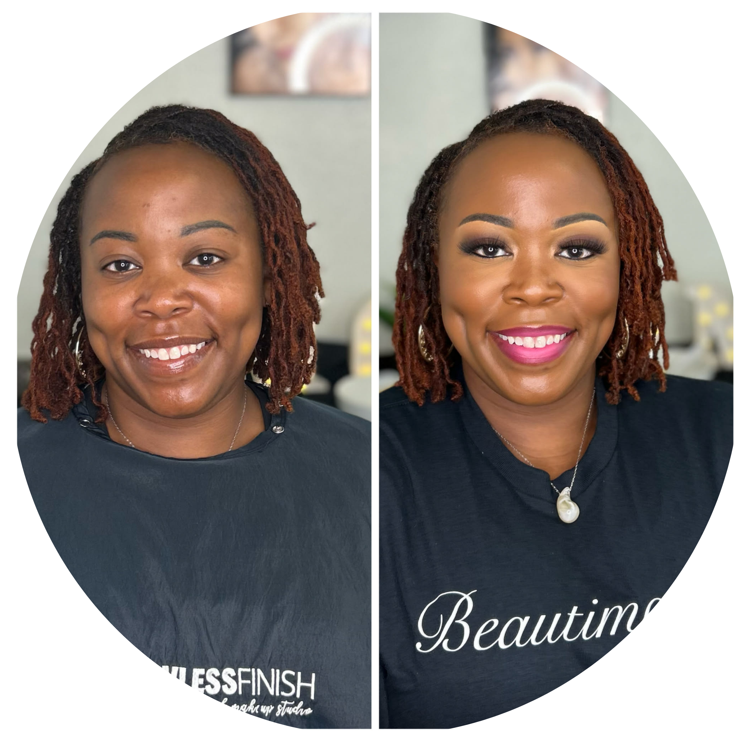 Flawless Finish Nails and Makeup