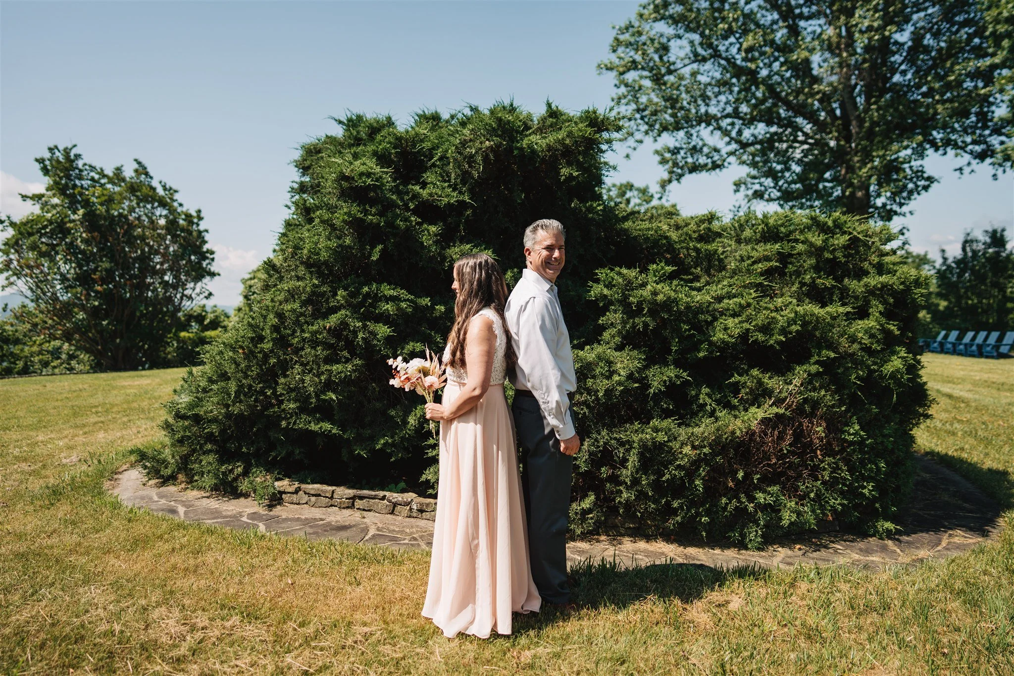 Sunrise Waterfall Elopement in Bryson City, NC.