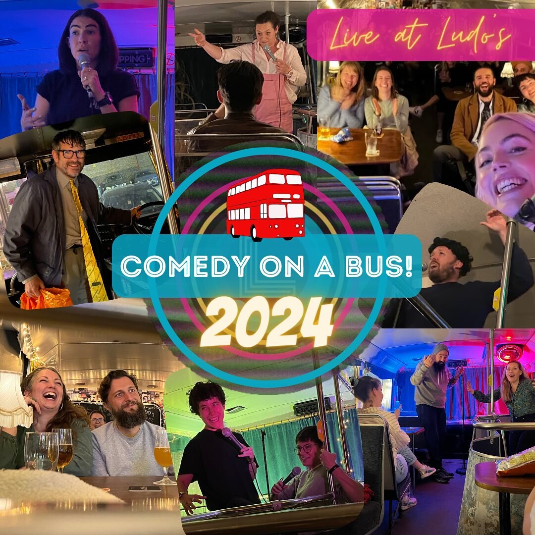 Comedy is back on the bus! 🥳

We thought it was slightly rude of Ally Pally to book a comedy night on the same date we planned to return with ours&hellip; but actually, it&rsquo;s worked out in our favour as we have one of our all-time favourite com