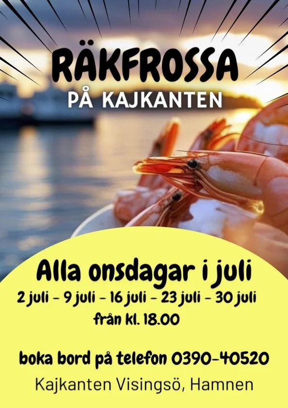 Räkfrossa på Kajkanten