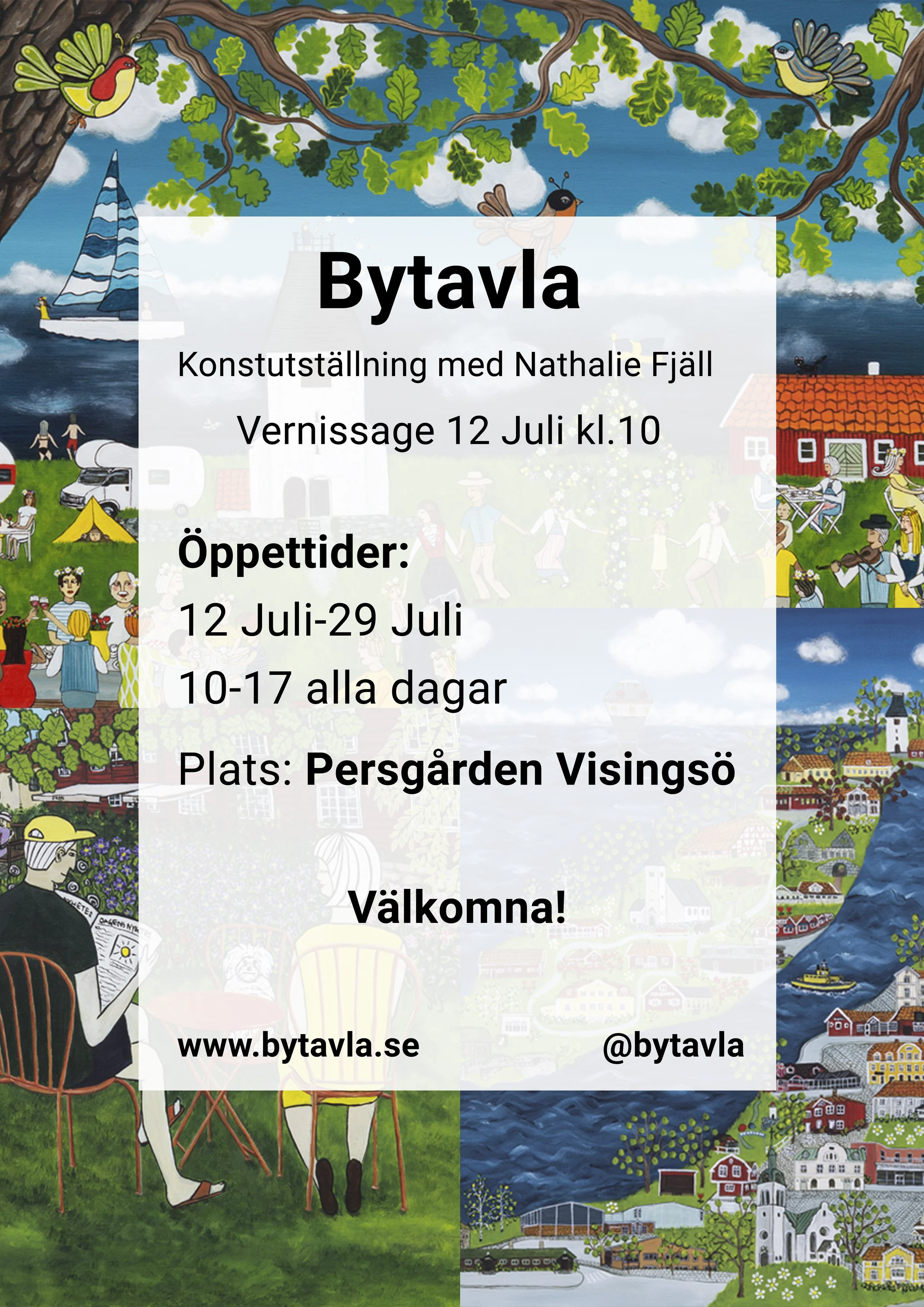 Konstutställning med Nathalie Fjäll - Bytavla