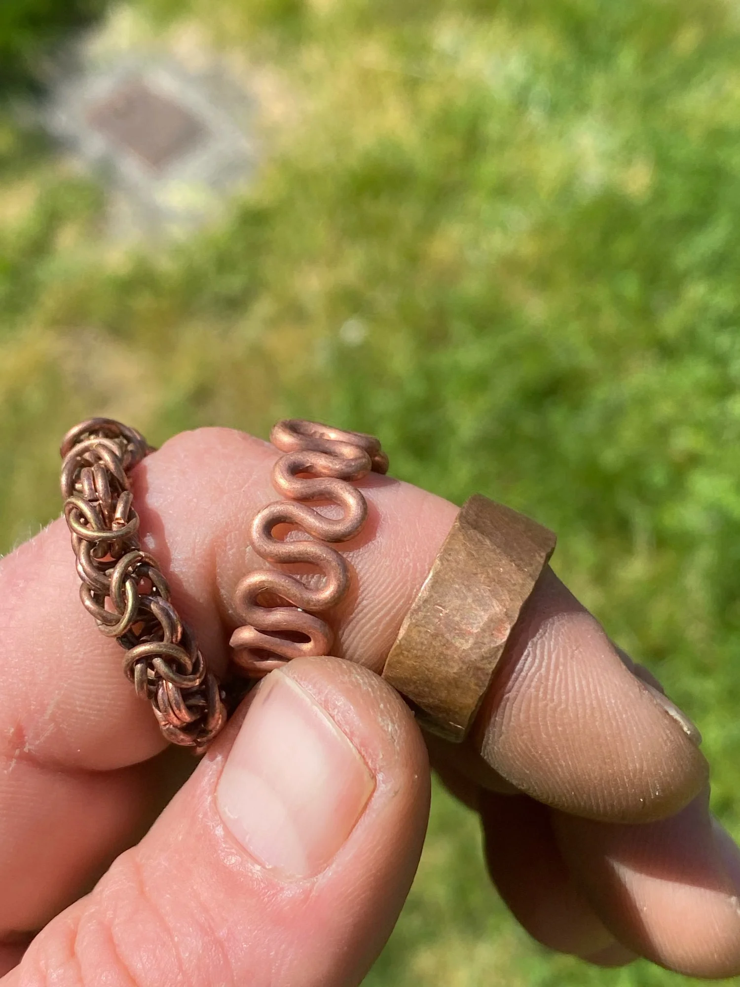 Copper Flow Ring — Dussel Creations