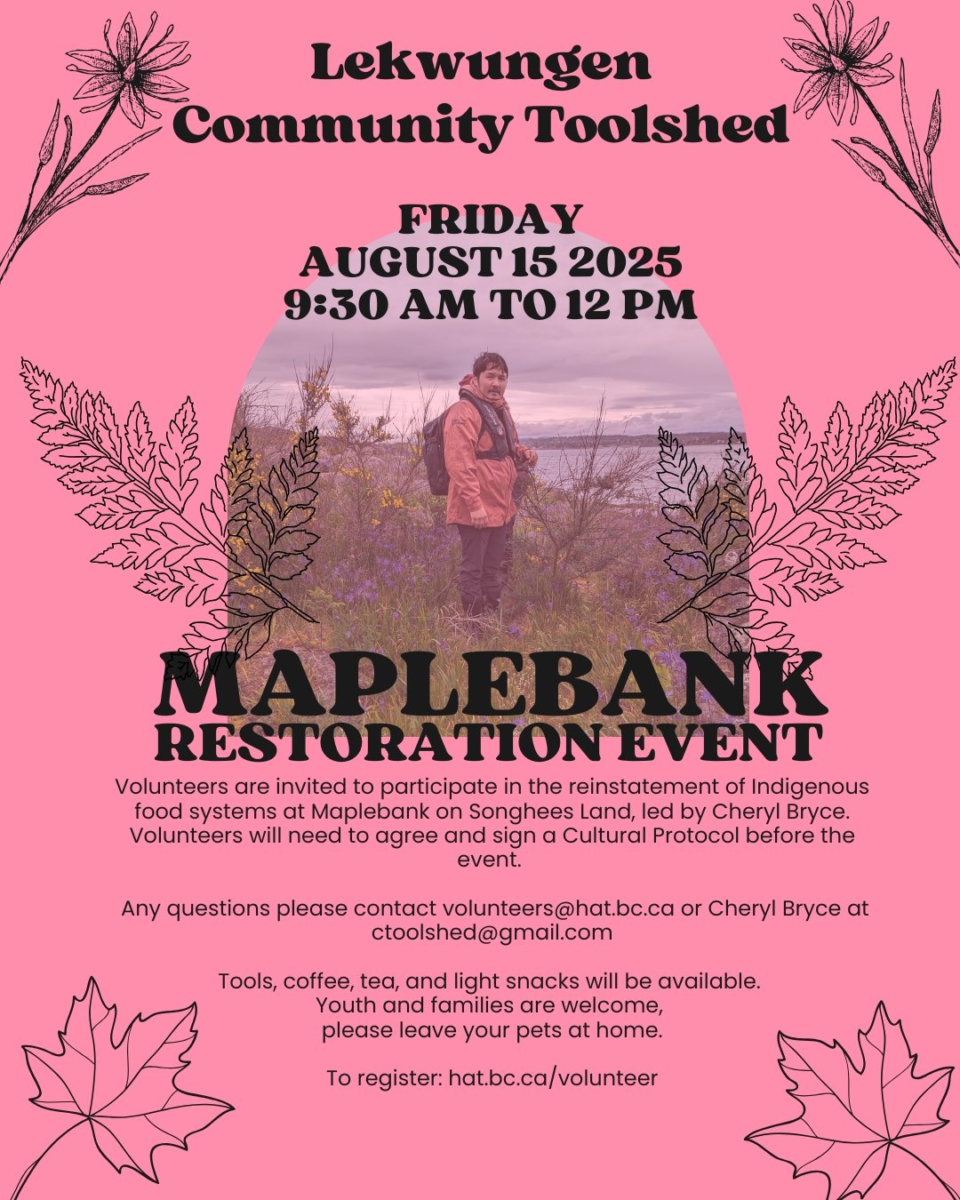 lək̓ʷəŋən Community Toolshed: Restoration at Maplebank