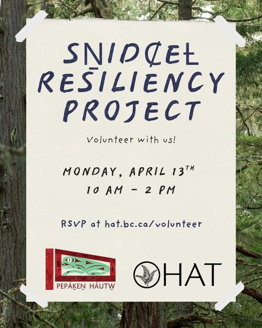 SṈIDȻEȽ Resiliency Project with PEPAKEṈ HÁUTW̱