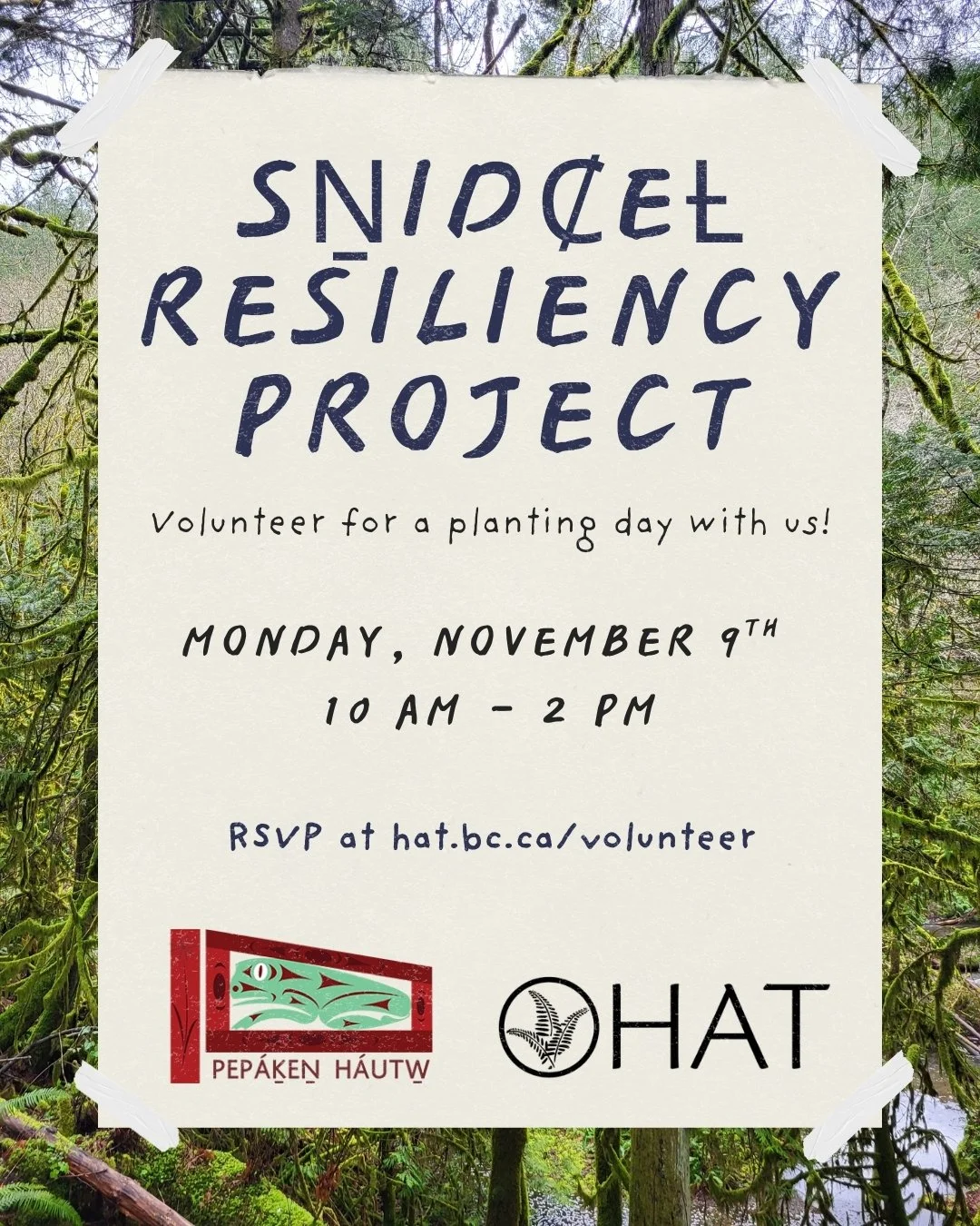SṈIDȻEȽ Resiliency Project with PEPAKEṈ HÁUTW̱