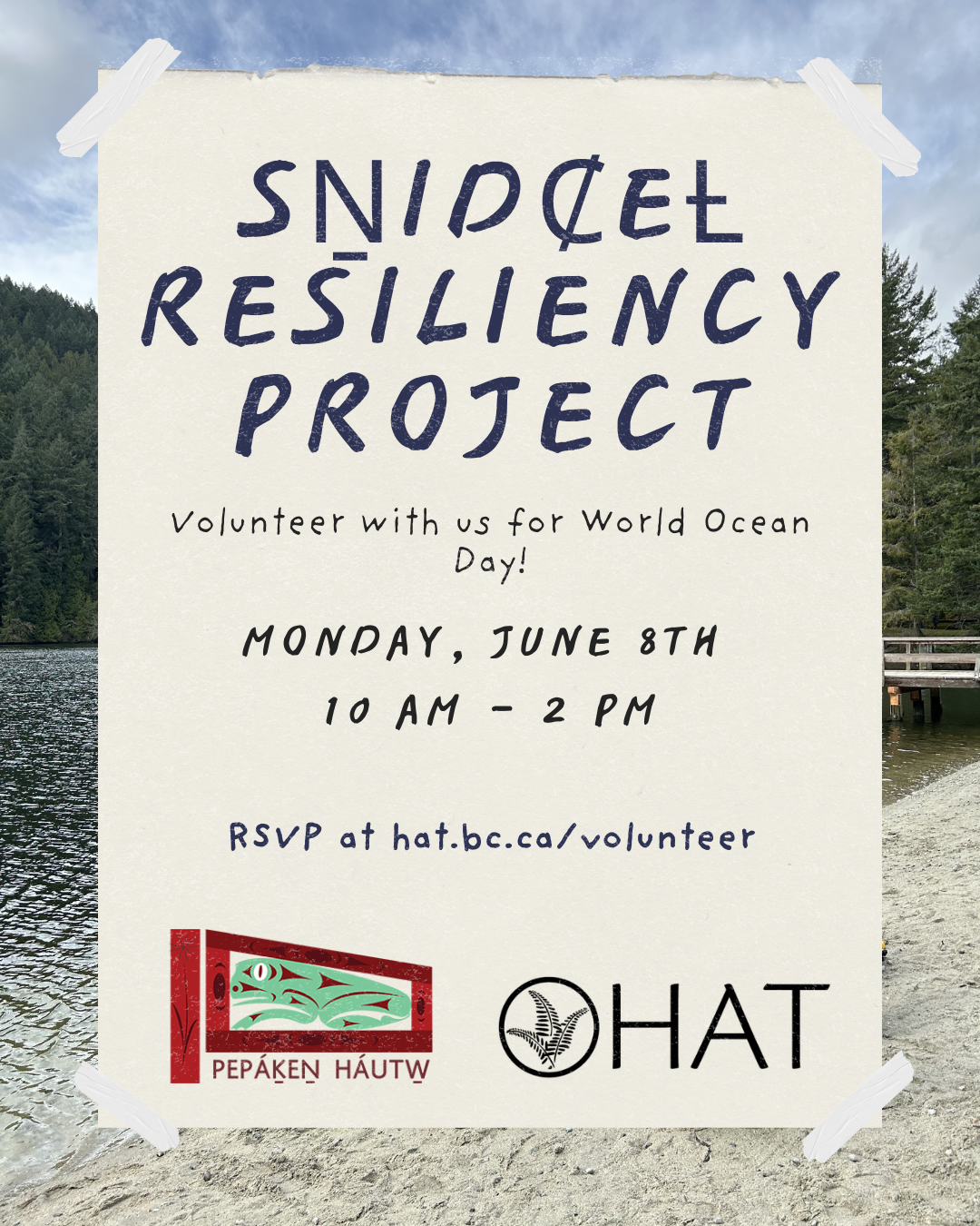 SṈIDȻEȽ Resiliency Project with PEPAKEṈ HÁUTW̱