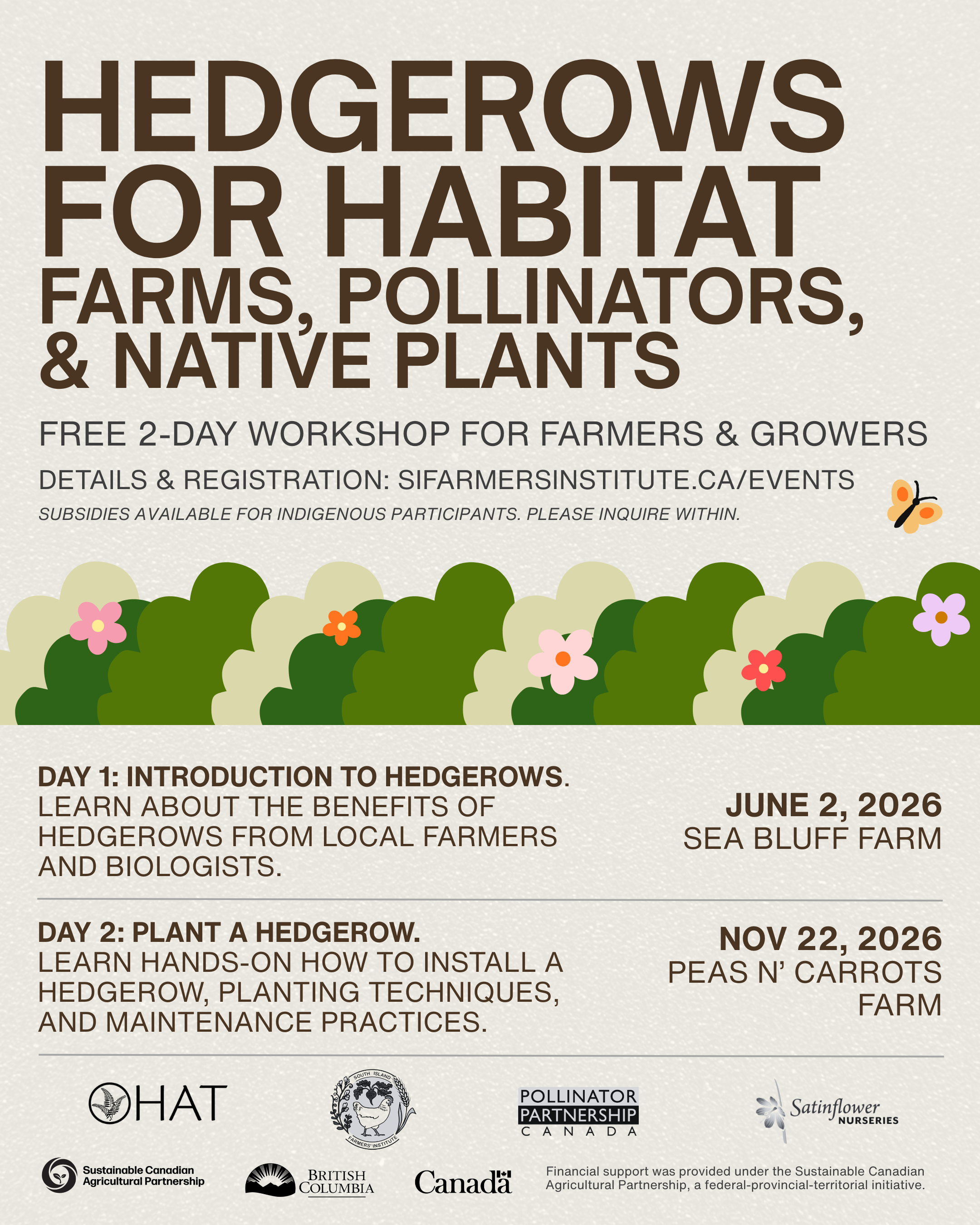 Workshop: Hedgerows for Habitat