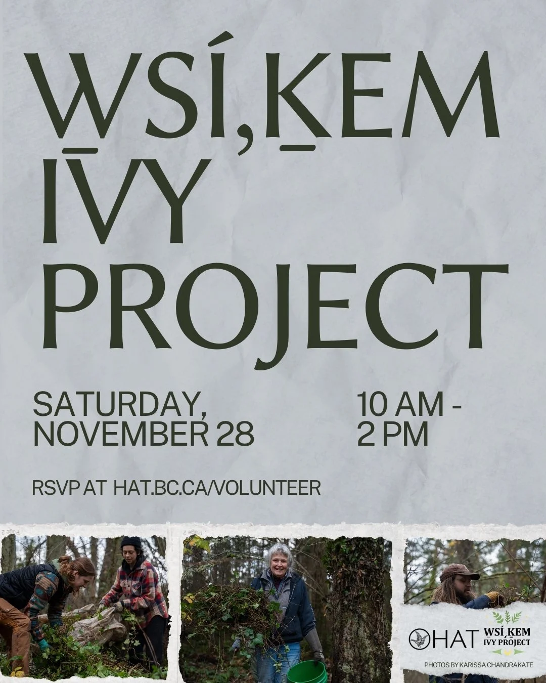 W̱SÍ¸ḴEM Ivy Project