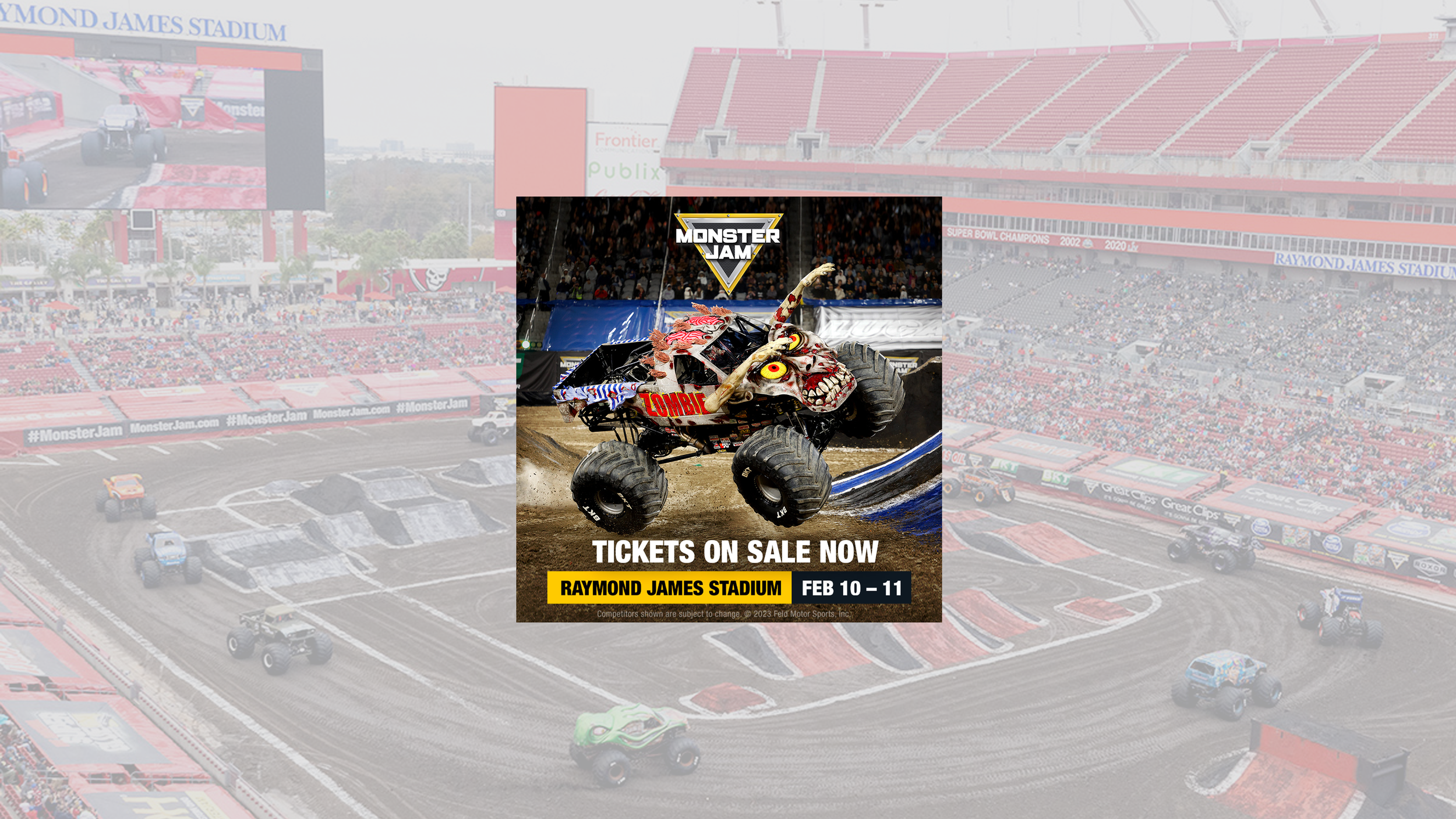 About Monster Jam — Raymond James Stadium