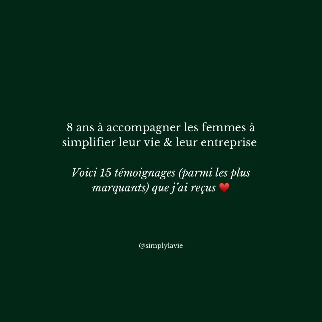 Je pense que je n&rsquo;en reviendrai jamais. &hearts;️ Il y a 8 ans je prenais une d&eacute;cision qui allait compl&egrave;tement changer le cours de ma vie. 

Aujourd&rsquo;hui, quand je relis ces t&eacute;moignages, j&rsquo;ai le c&oelig;ur rempli