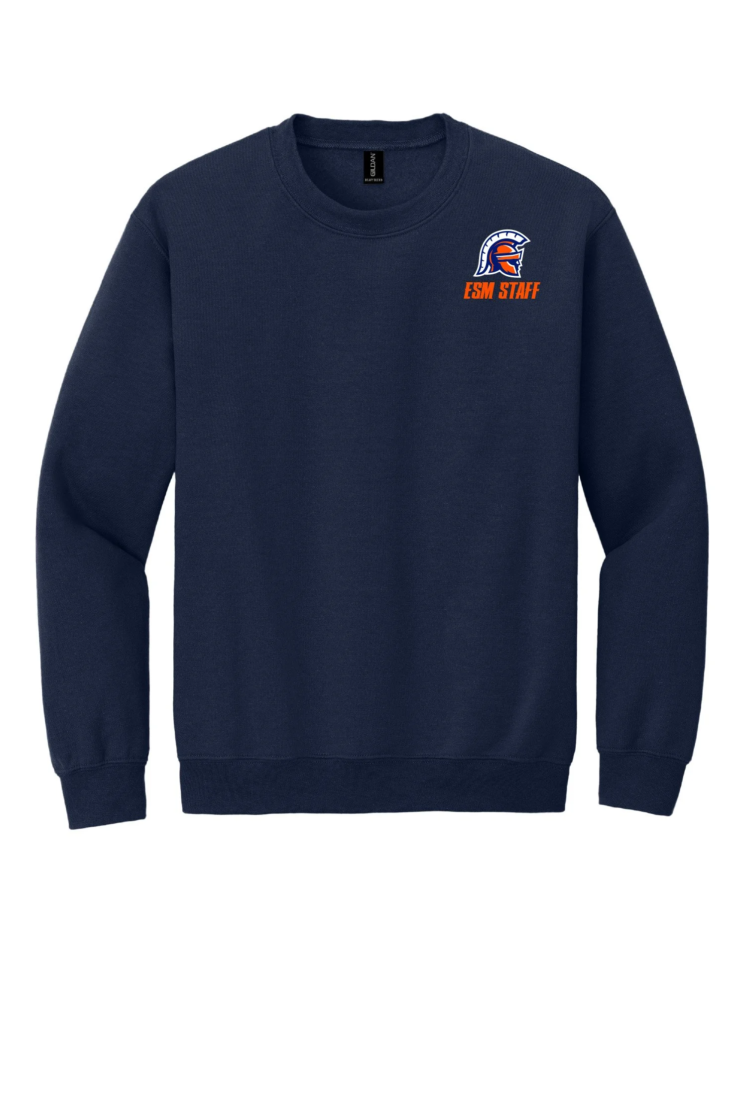 crewneck navy with spartan.jpg