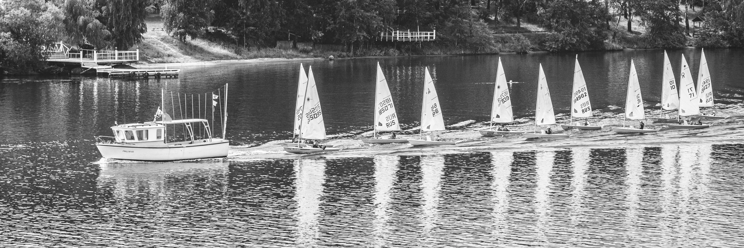 Sailing School on the Moskva River, Moscow, Russia
