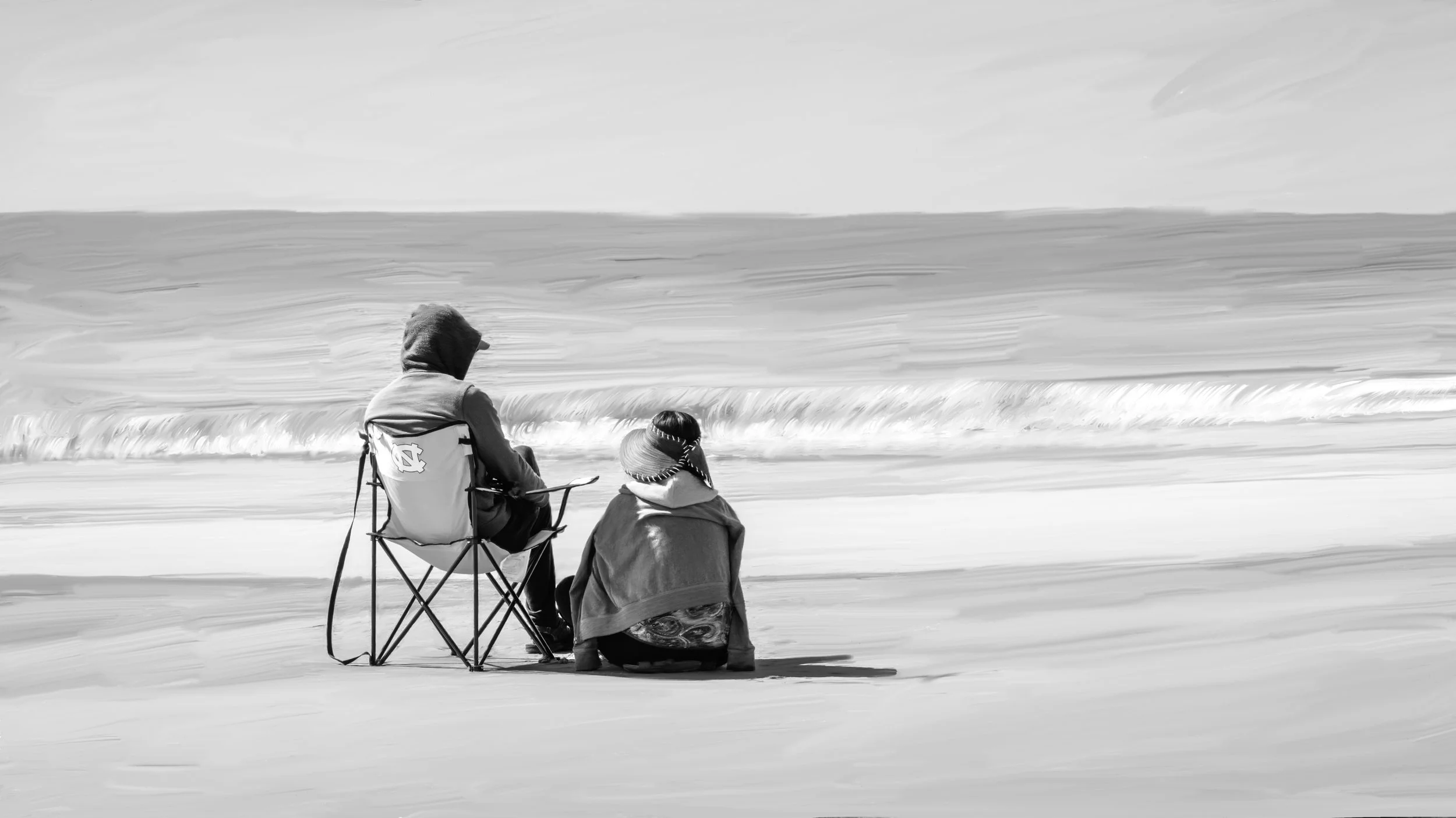 On the Beach at Hilton Head, South Carolina