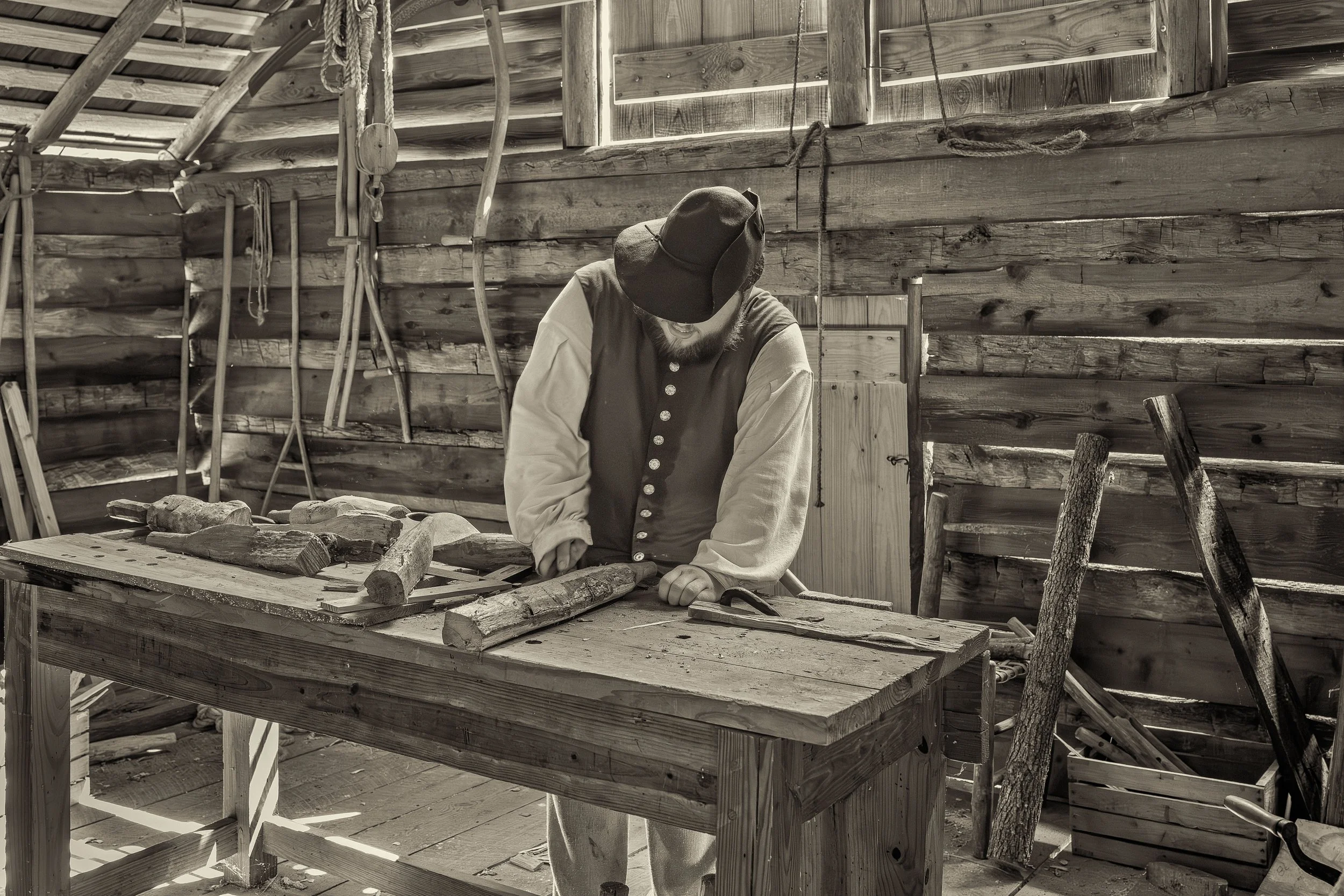 Brattonsville Historic Plantation Work Shop in South Carolina