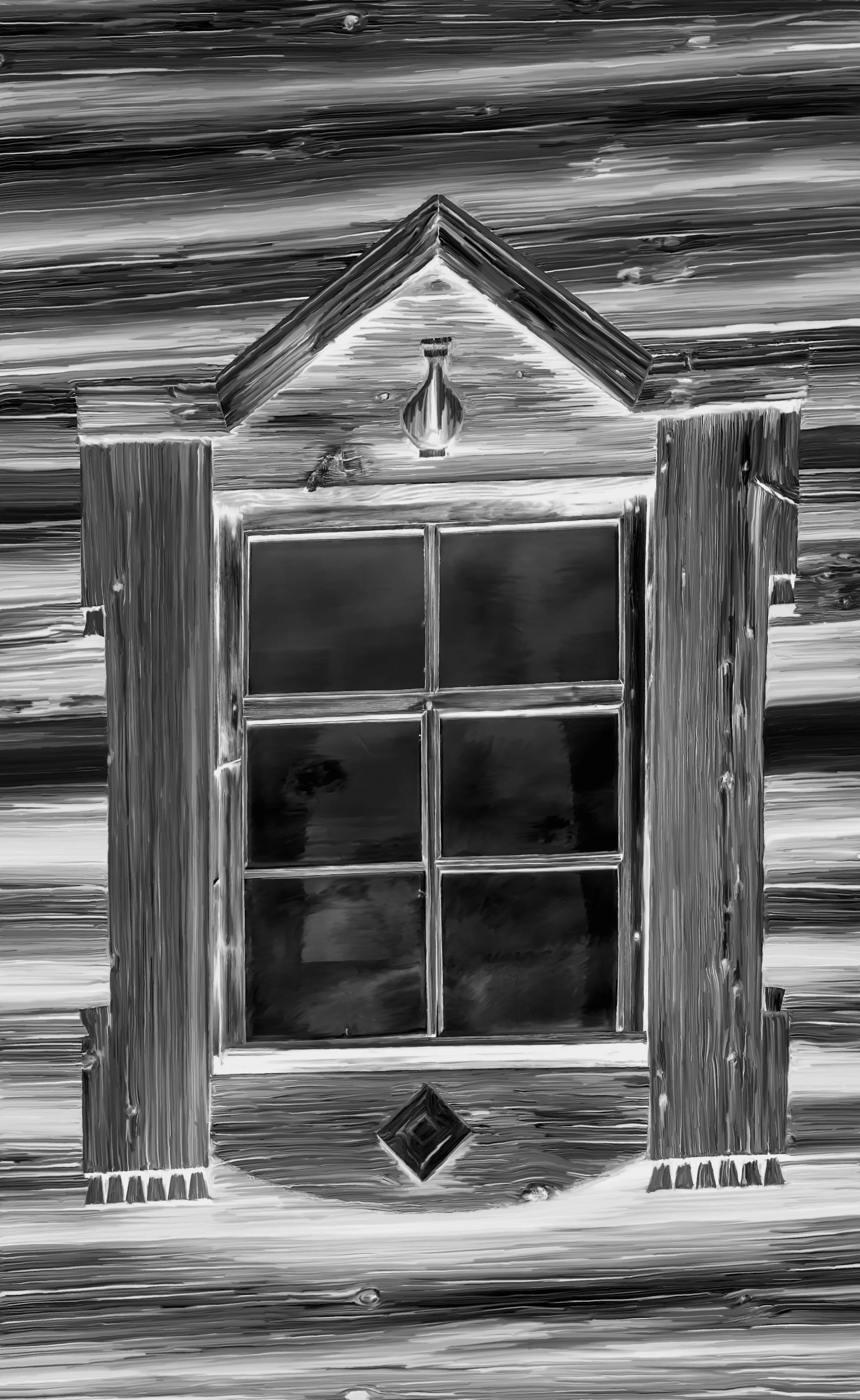 Window in an Historic Site in Russia