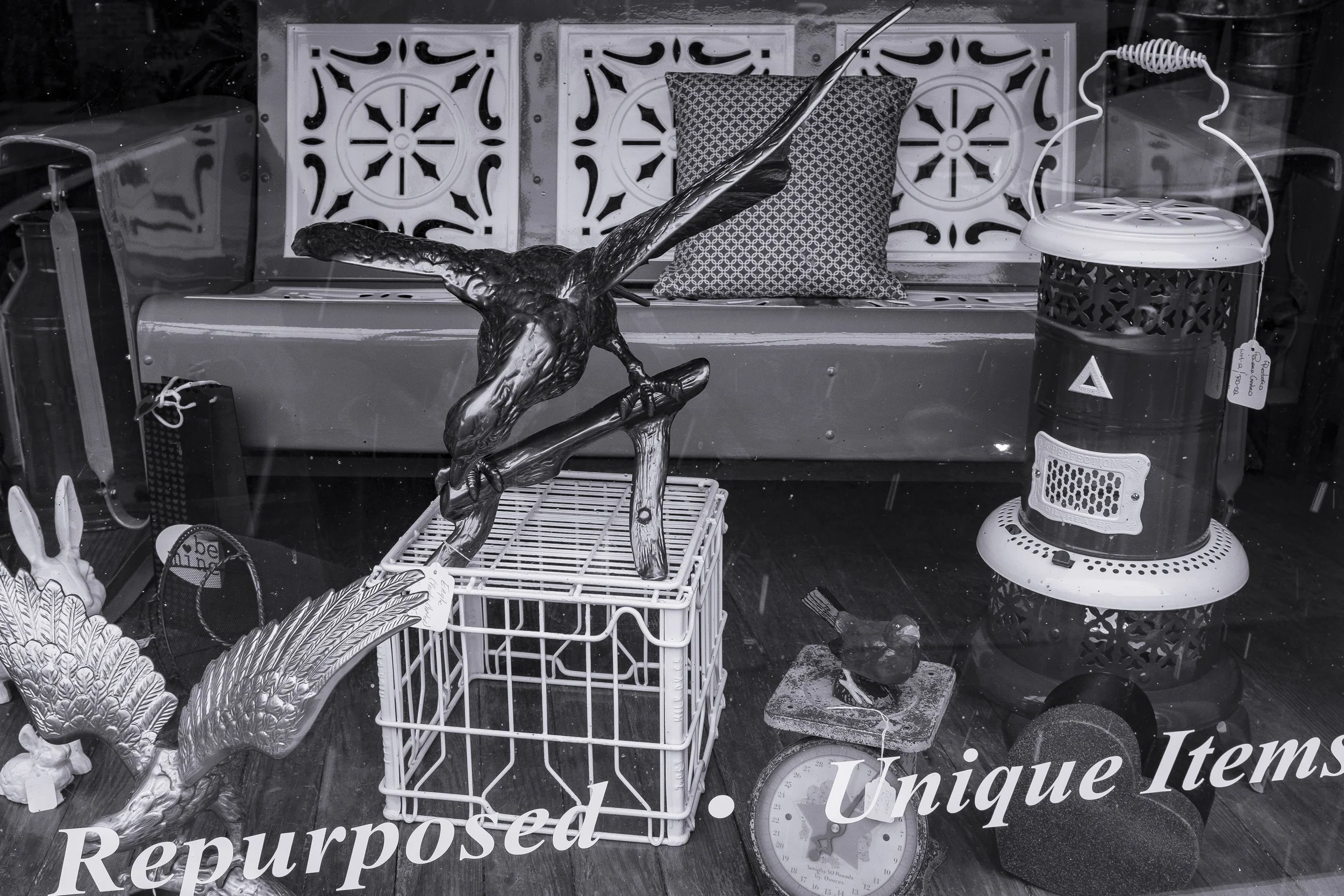 Shop Window in Mebane, North Carolina