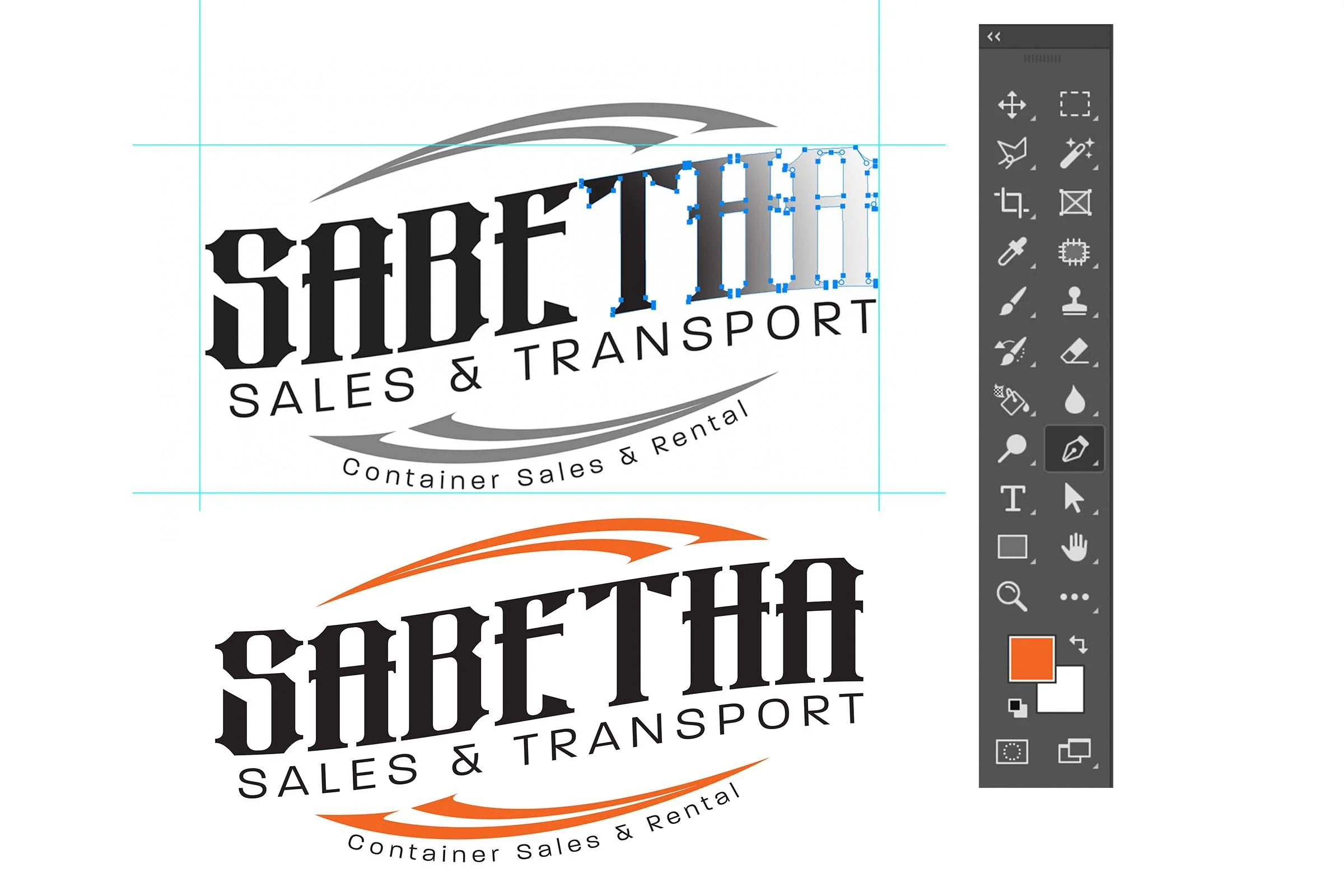 Sabetha Sales and Transport logo demonstration