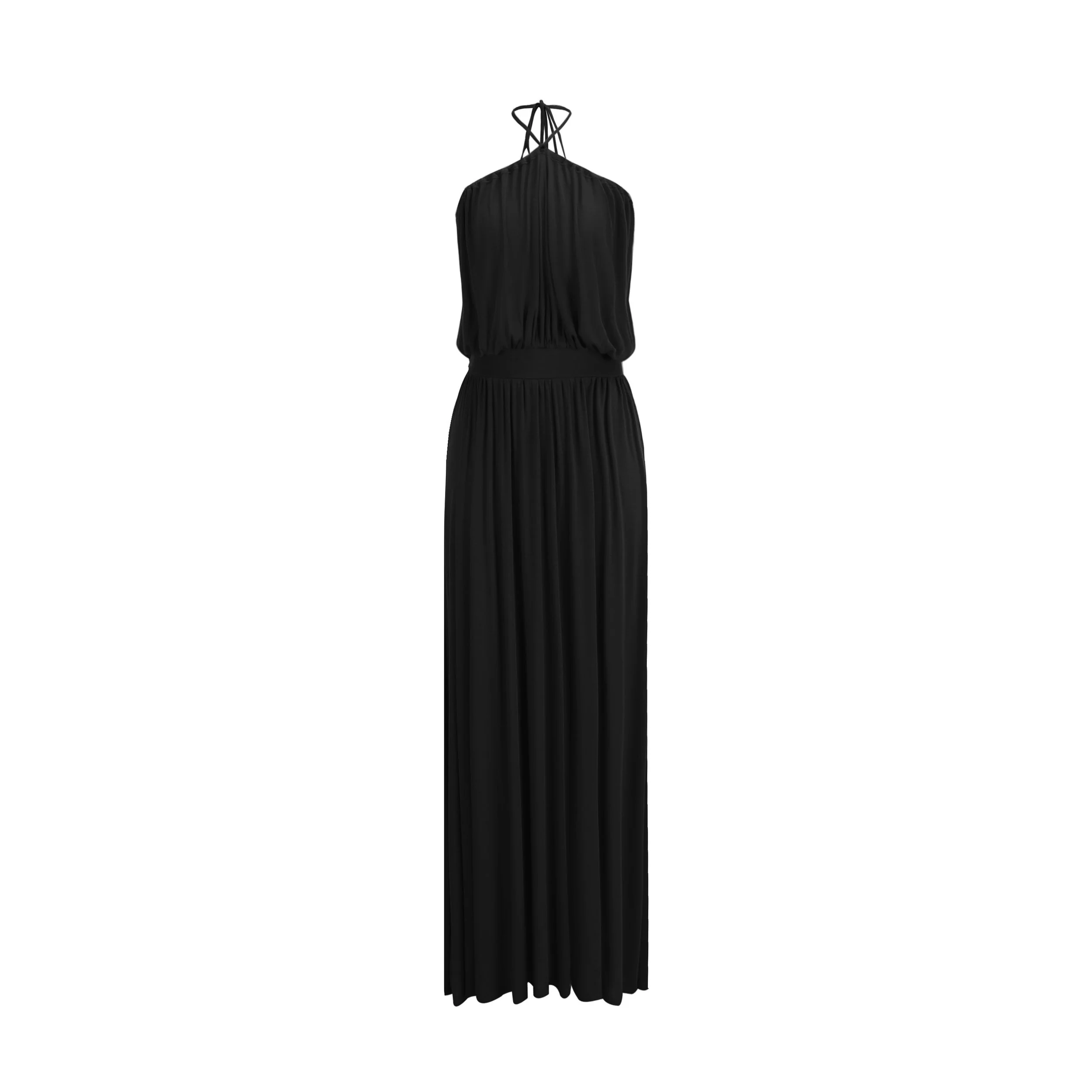 SEACELL© Two Way Open Back Gown in BLACK