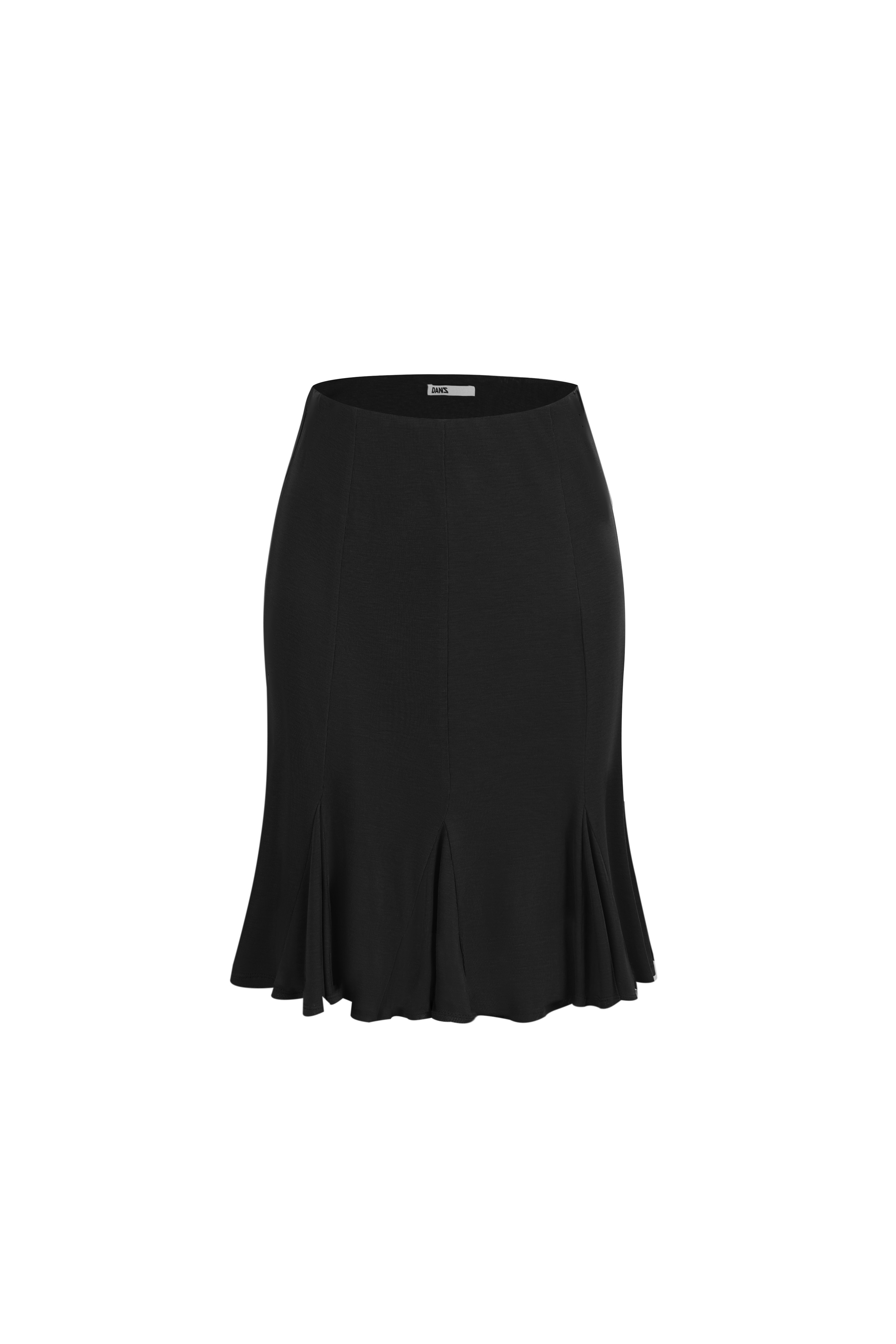 SEACELL© Mermaid Midi Skirt in BLACK