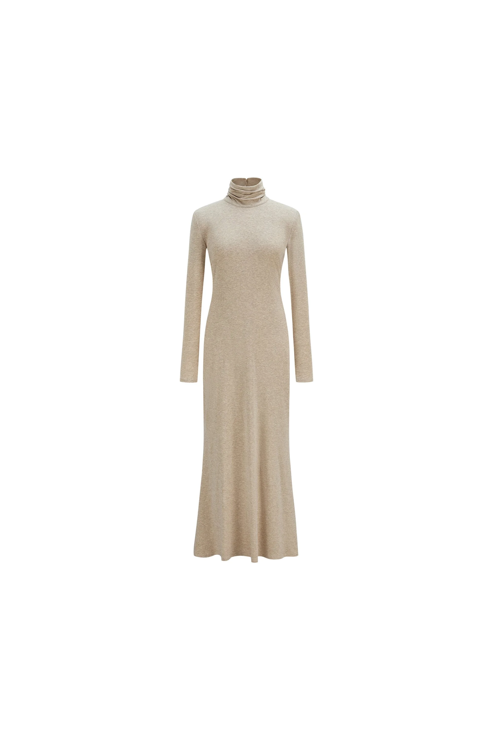 Open Back Cape Dress in OAT