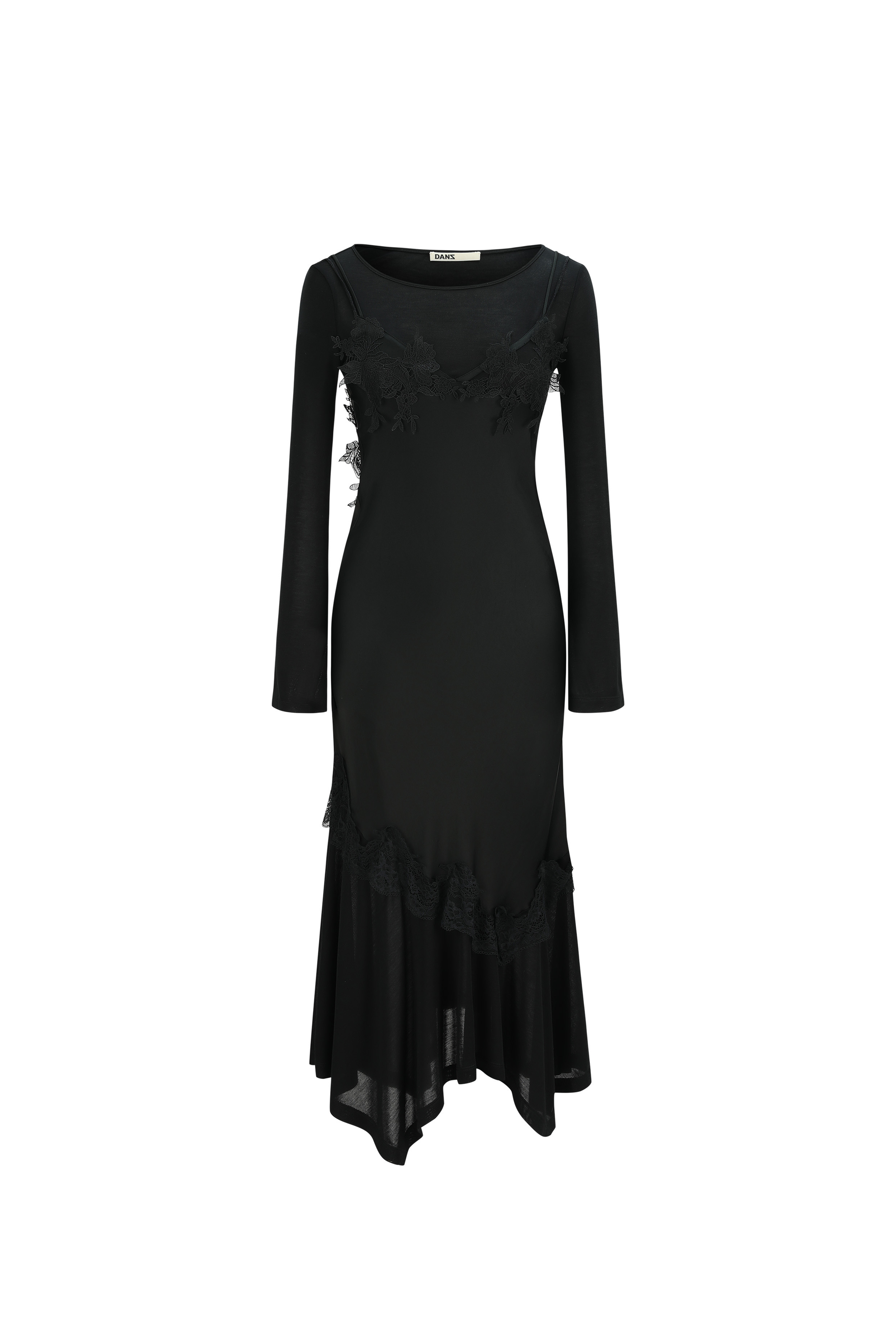 Venus Satin & Lace Dress