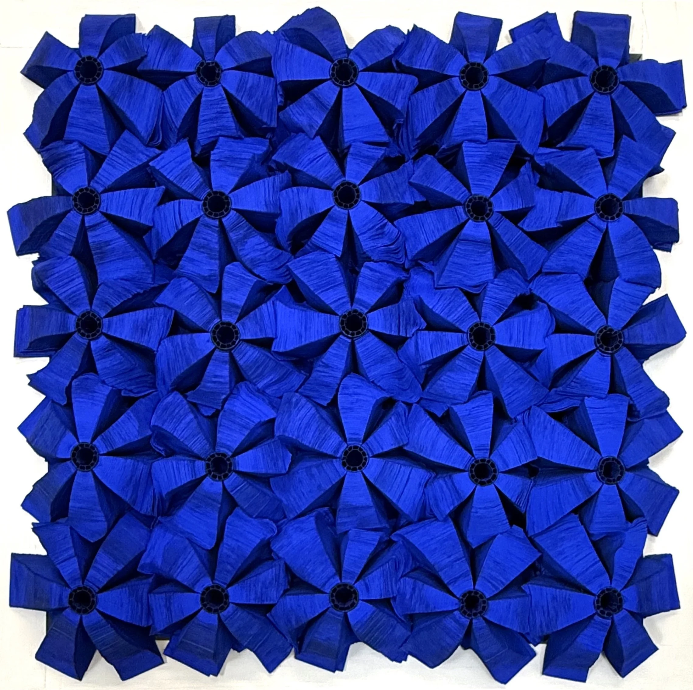 JAE KO "JK Ulatramarine Blue on Black #7" (2025)