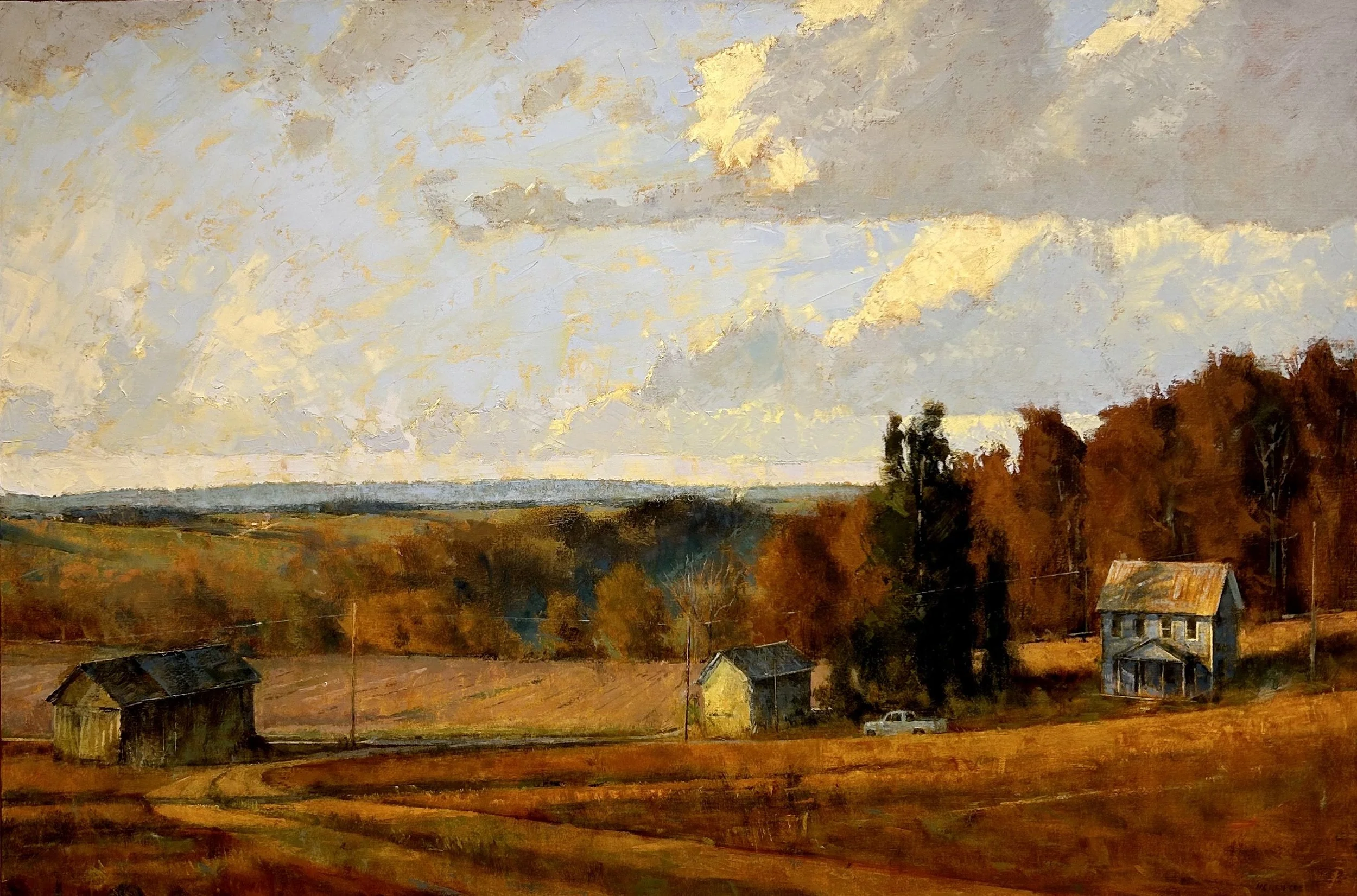 HENRY COE, "Clear Ridge", oil on linen, 36 x 54 inches