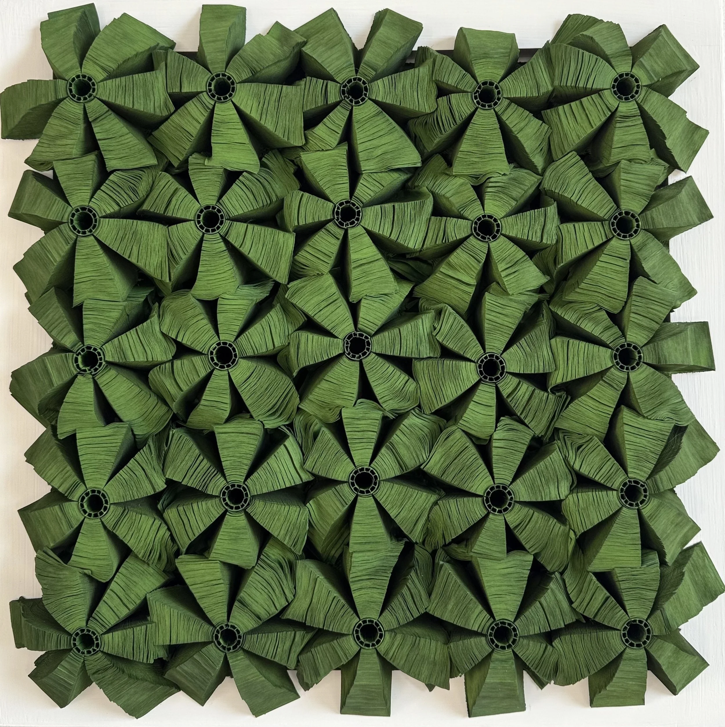 JAE KO "JK Green on Black #8" (2025)