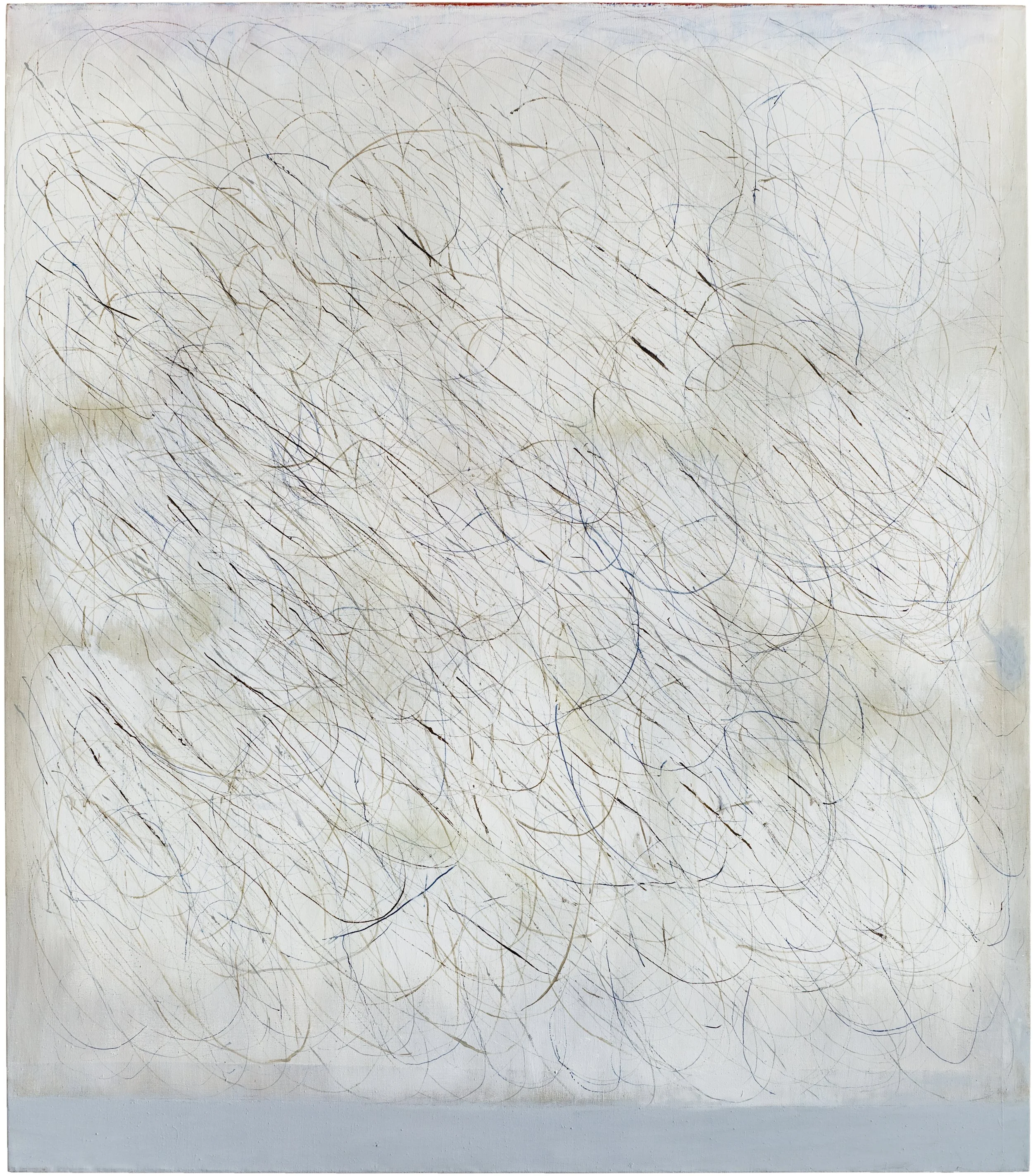 MARKUS BALDEGGER, "Tag I", 2008, oil, tempera, and ink on canvas, 94.5 x 82.5 inches