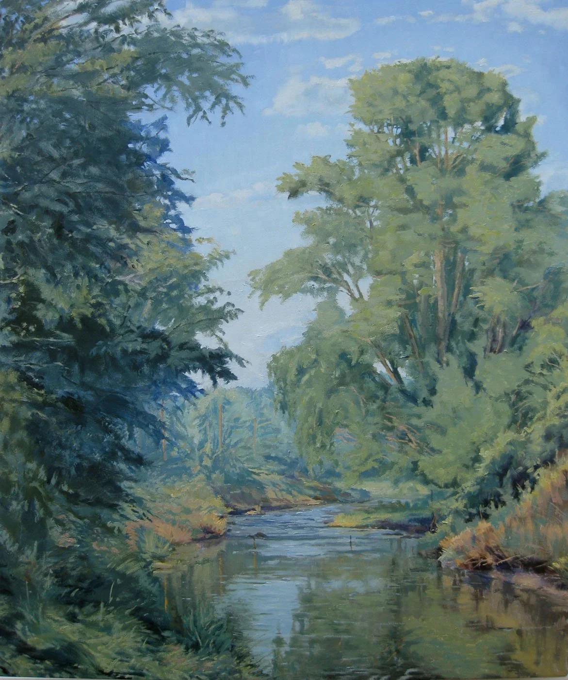 HENRY COE, "Hidden Valley", 2009, oil on linen, 62 x 52 inches