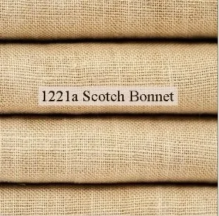 Scotch Bonnet 46 ct Weeks Dye Works Zweigart Linen Fat Half