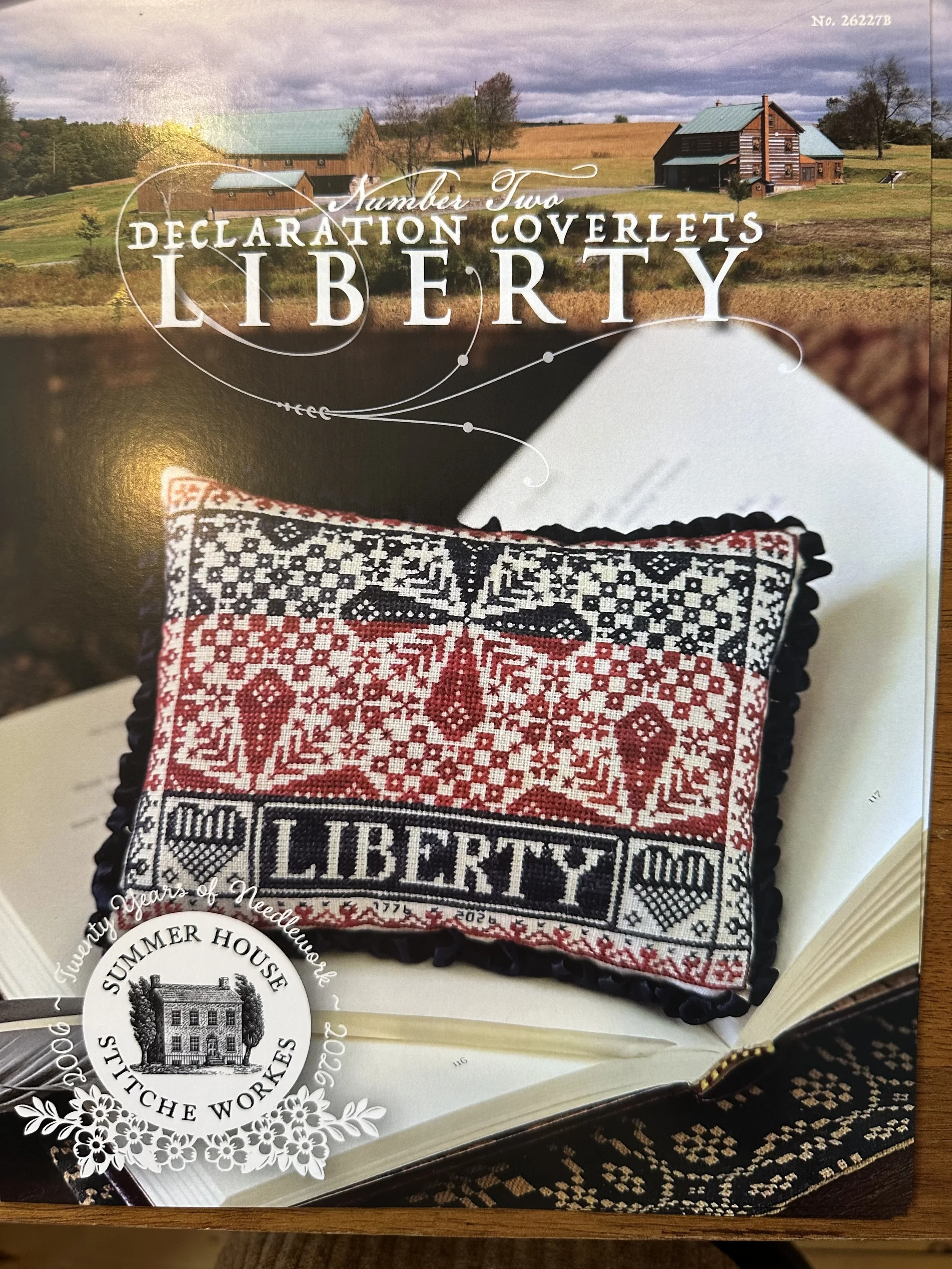 Declaration Coverlet - Liberty - Summer House Stitche Workes