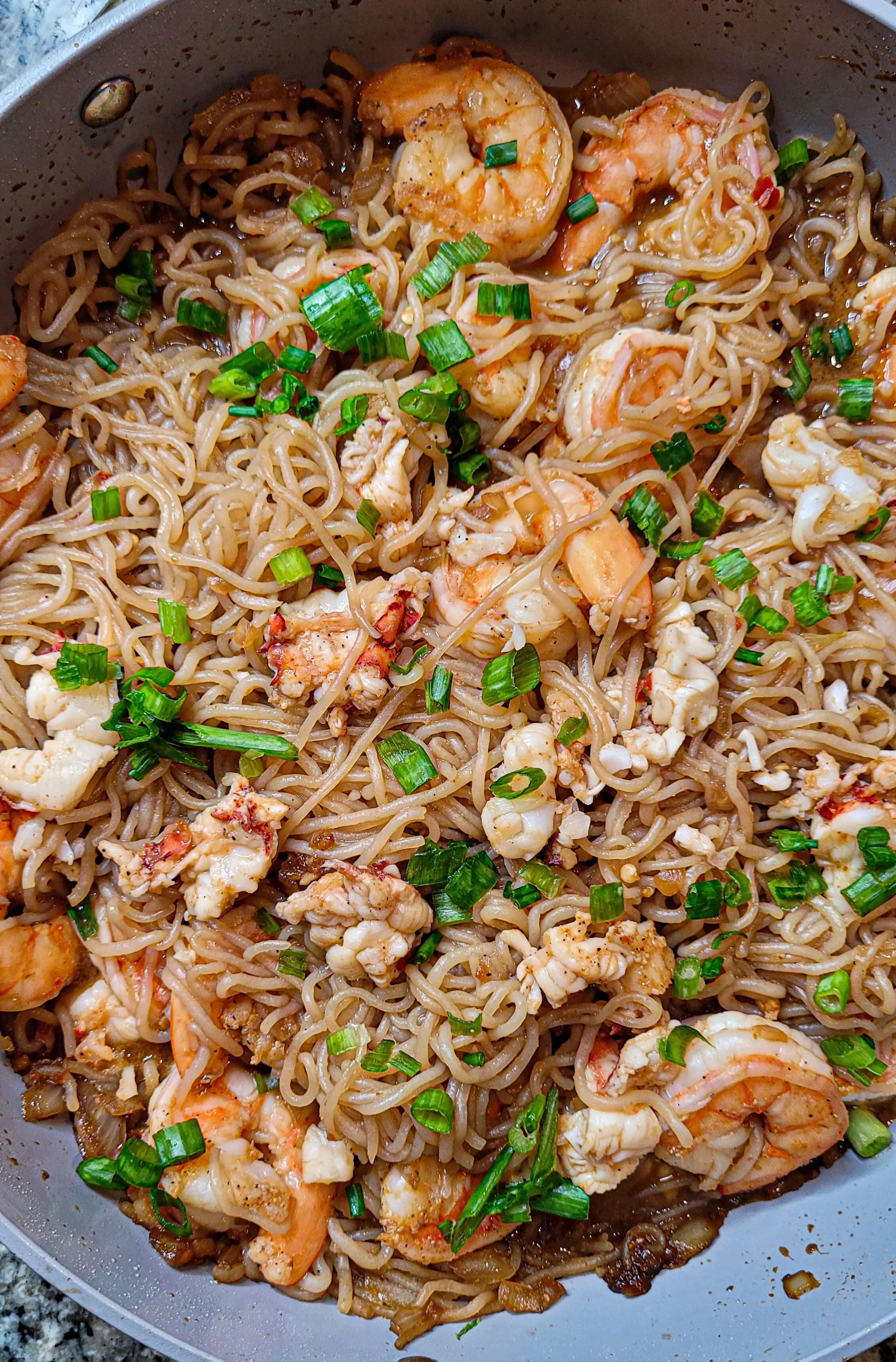 Lobster n Shrimp Garlic Noodles