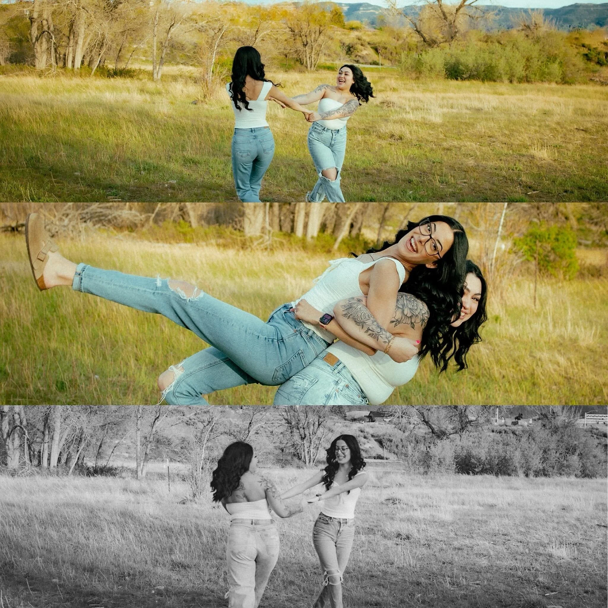 Getting the love between you and your partner photographed is cool, but you should also capture the love between you and your friends 💞