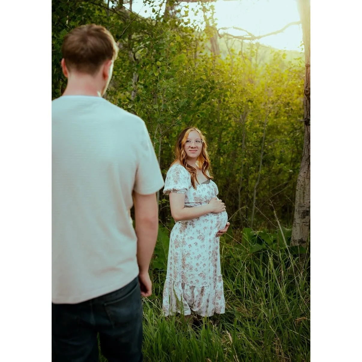 These two had a beautiful maternity session at Rotary Park this evening. Congratulations Mya &amp; Noah!